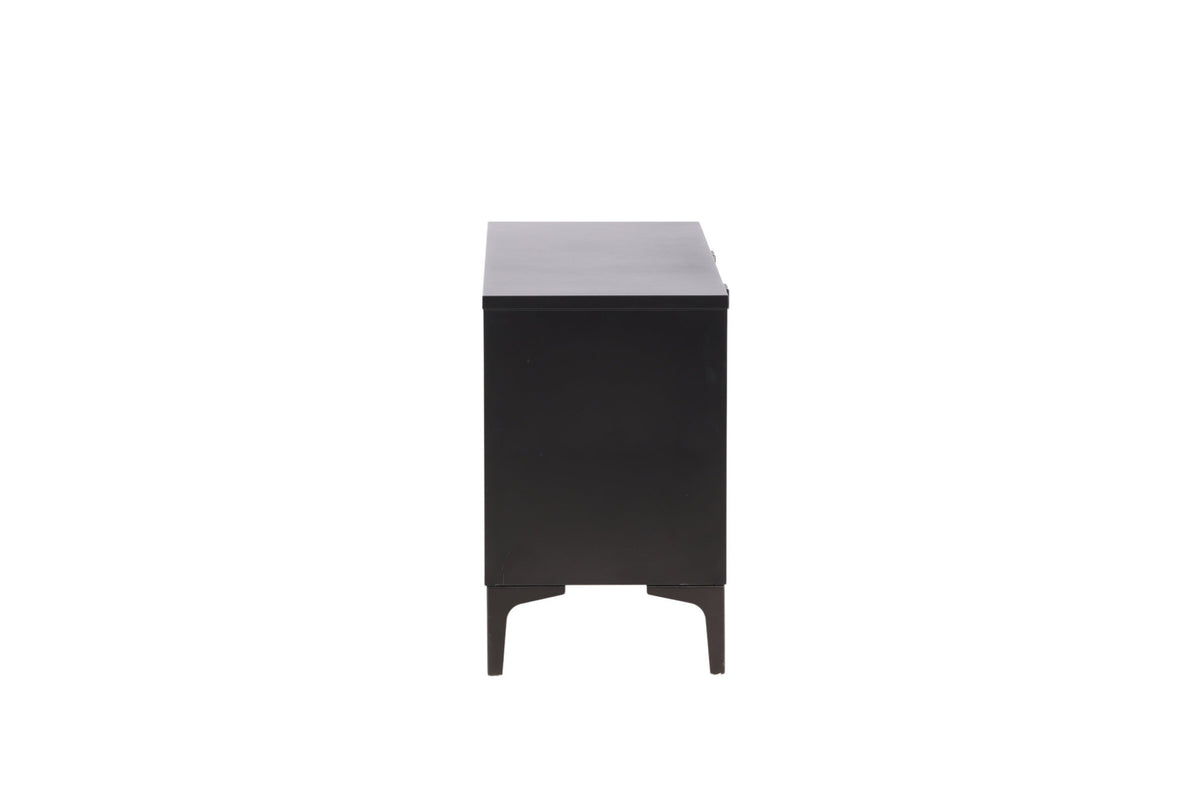 Piring TV-Ständer in Schwarz präsentiert im Onlineshop von KAQTU Design AG. TV-Möbel ist von Venture Home