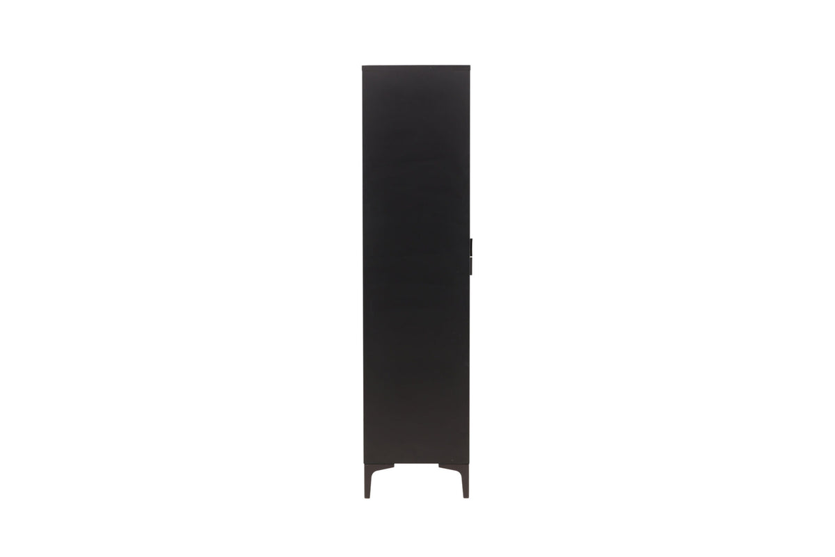Piring Wardrobe in Schwarz präsentiert im Onlineshop von KAQTU Design AG. Drehtürenschrank ist von Venture Home