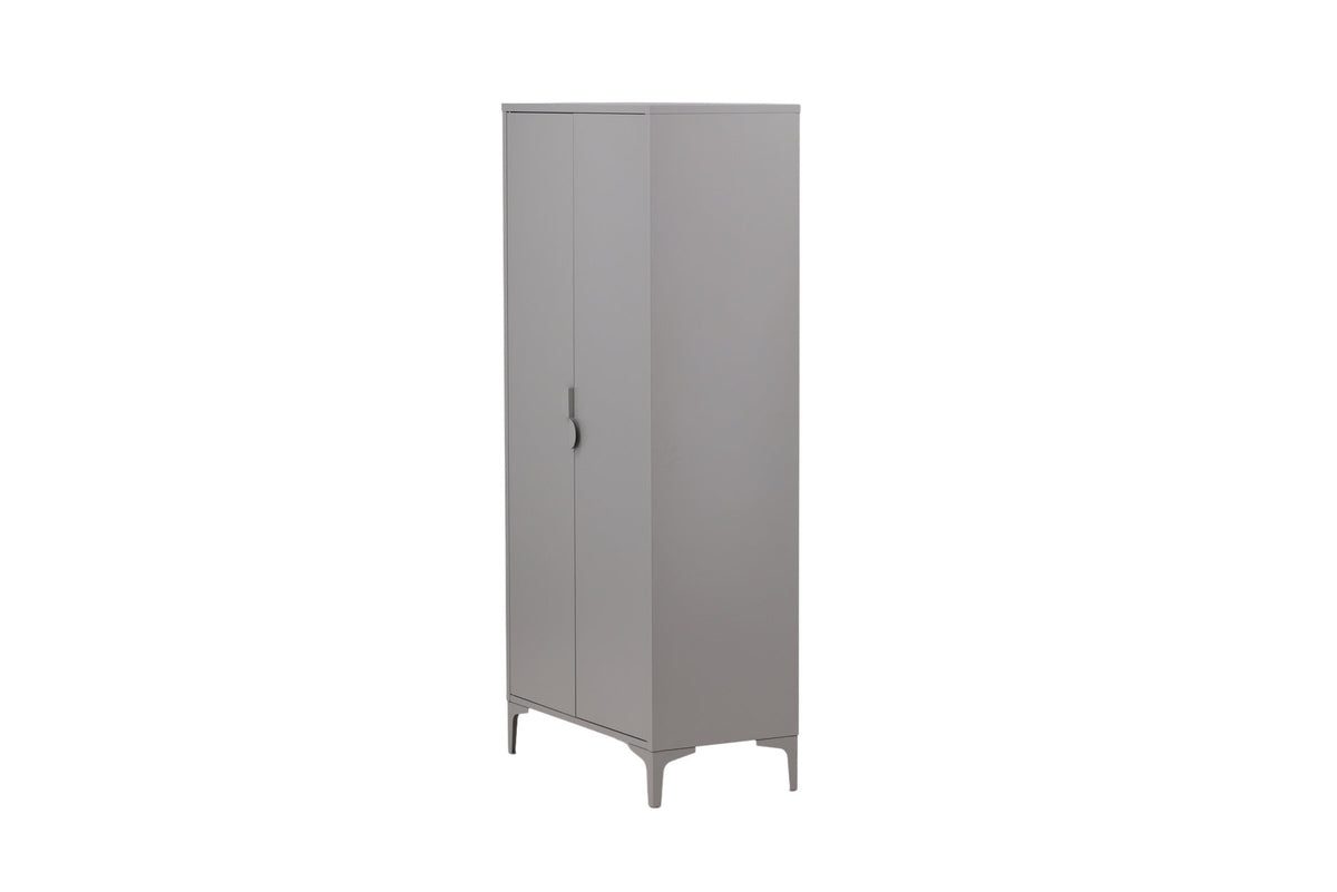 Piring Wardrobe in Hellgrau präsentiert im Onlineshop von KAQTU Design AG. Drehtürenschrank ist von Venture Home