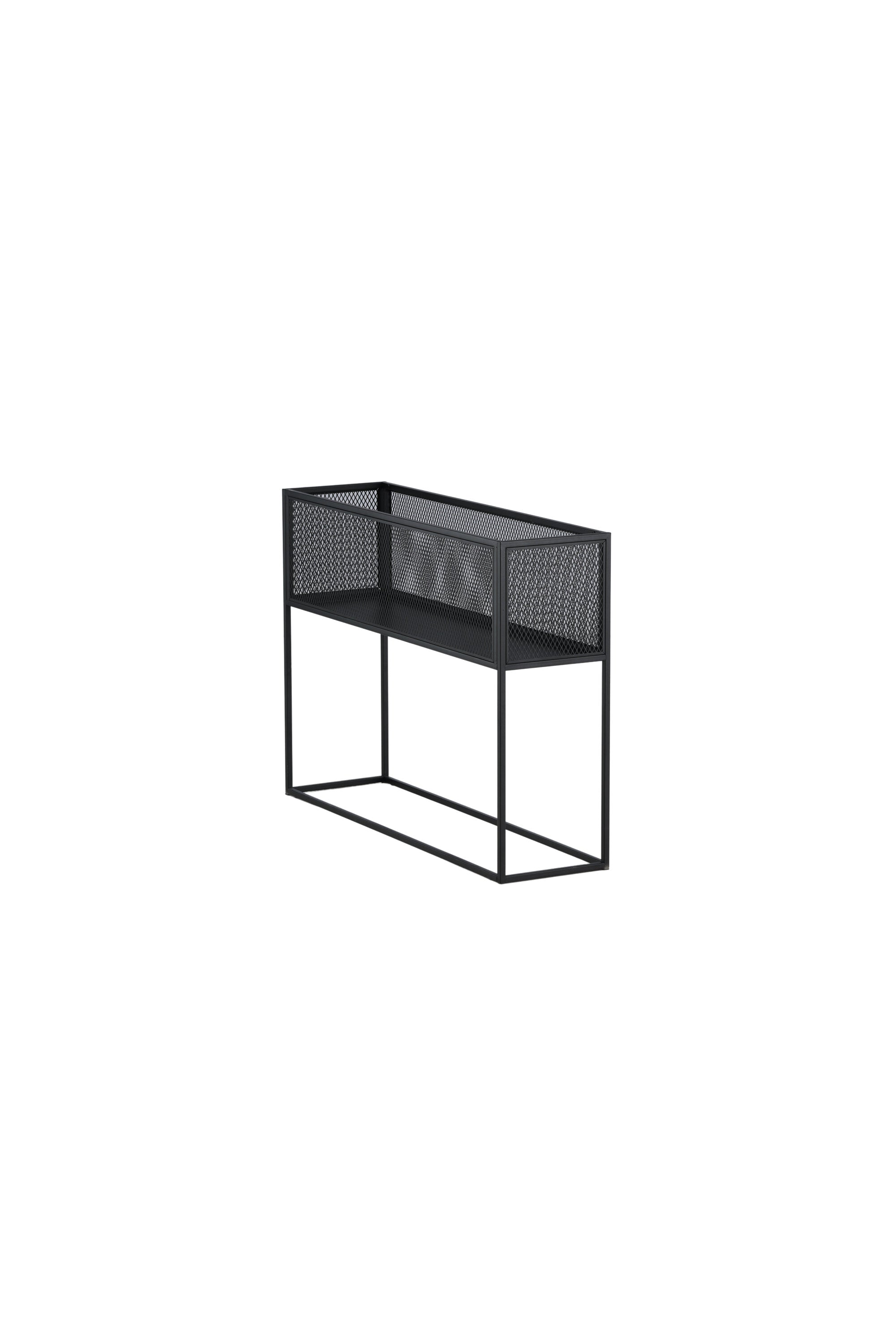 Netz Regal in Schwarz präsentiert im Onlineshop von KAQTU Design AG. Standregal ist von Venture Home