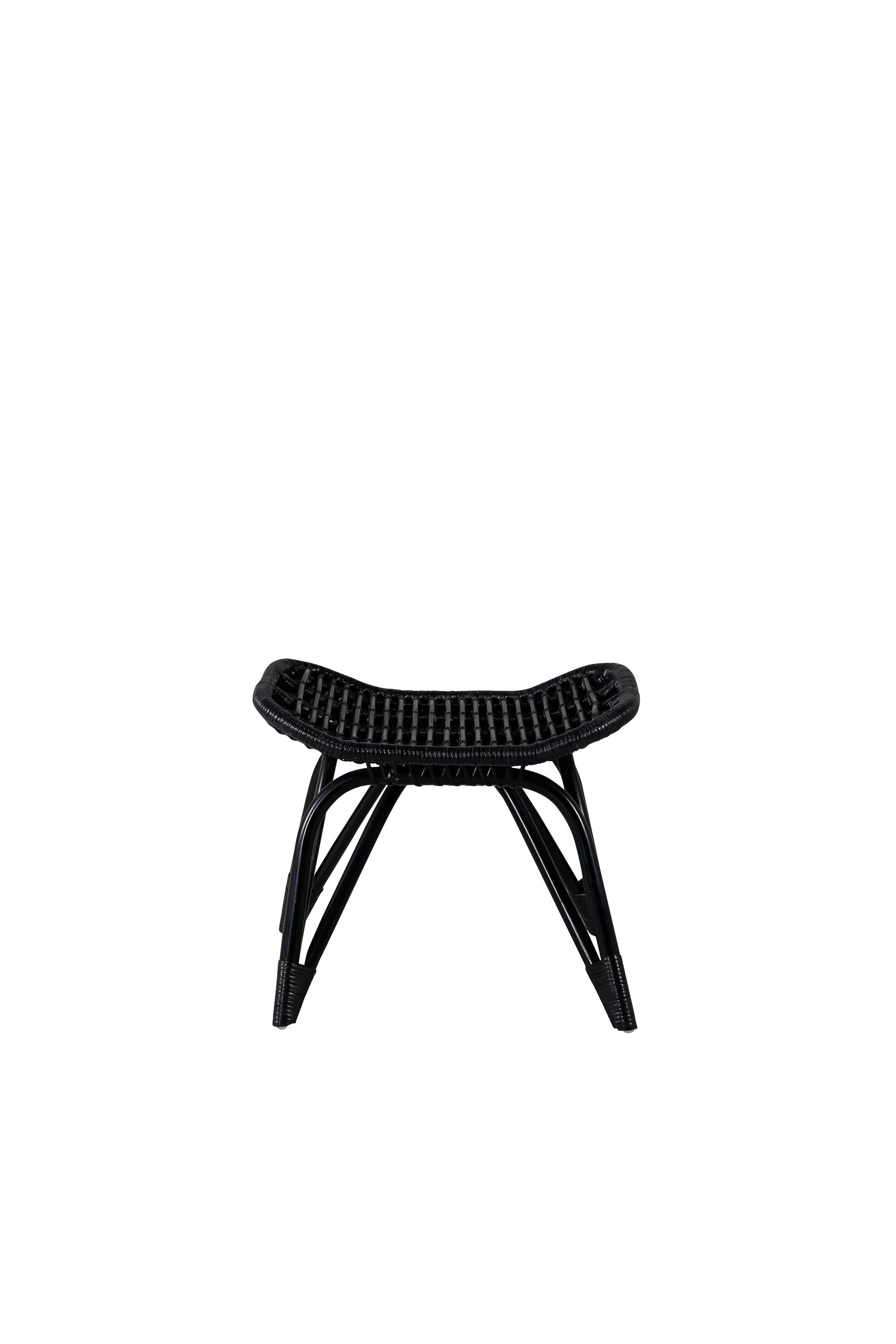 Ella Lounge Stuhl in Black präsentiert im Onlineshop von KAQTU Design AG. Outdoor-Sessel ist von Venture Home