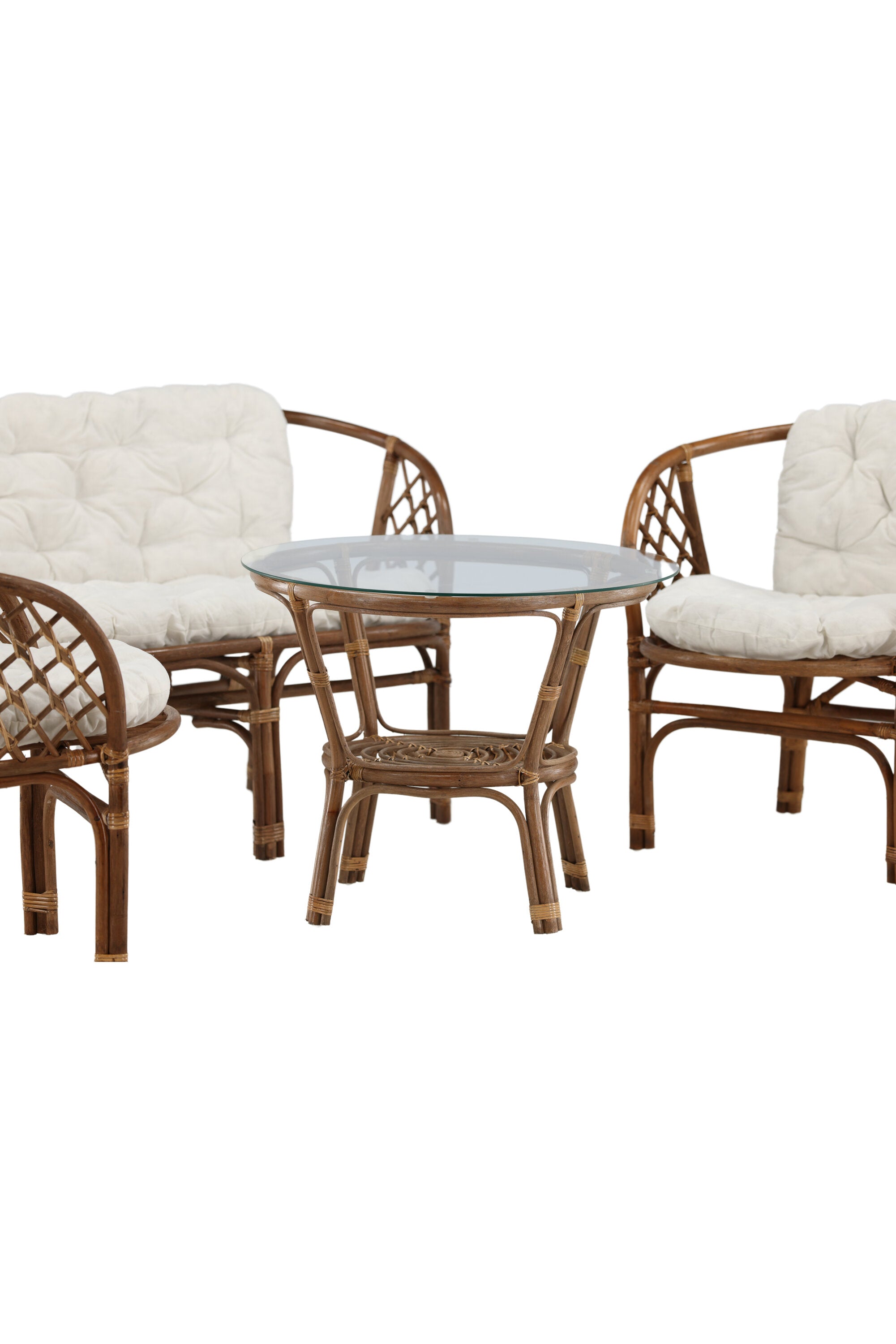 Das Wera Loungeset von Venture Home kombiniert modernes Design mit Komfort, ideal für gemütliche Momente im Garten oder auf der Terrasse.