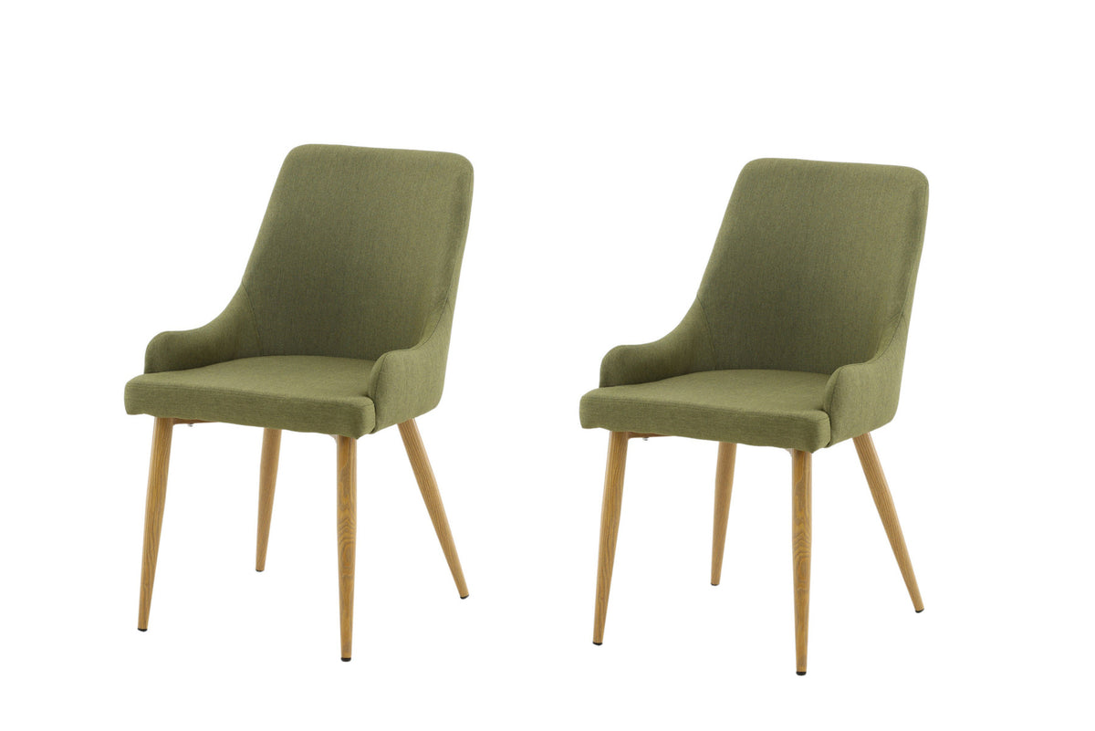 Plaza Stuhl in Moosgrün / Natur präsentiert im Onlineshop von KAQTU Design AG. Stuhl ist von Venture Home