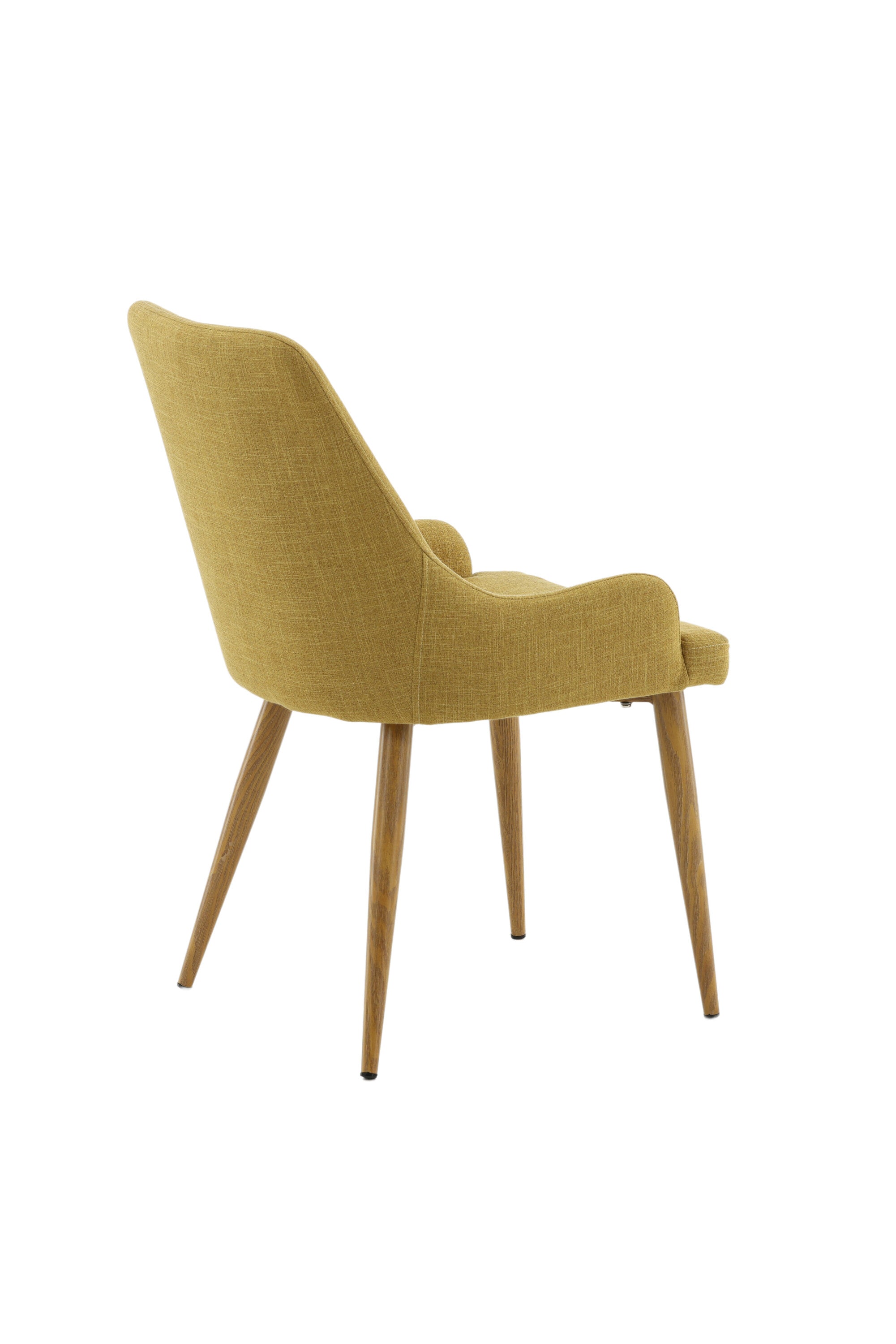 Plaza Stuhl in Senf / Natur präsentiert im Onlineshop von KAQTU Design AG. Stuhl ist von Venture Home