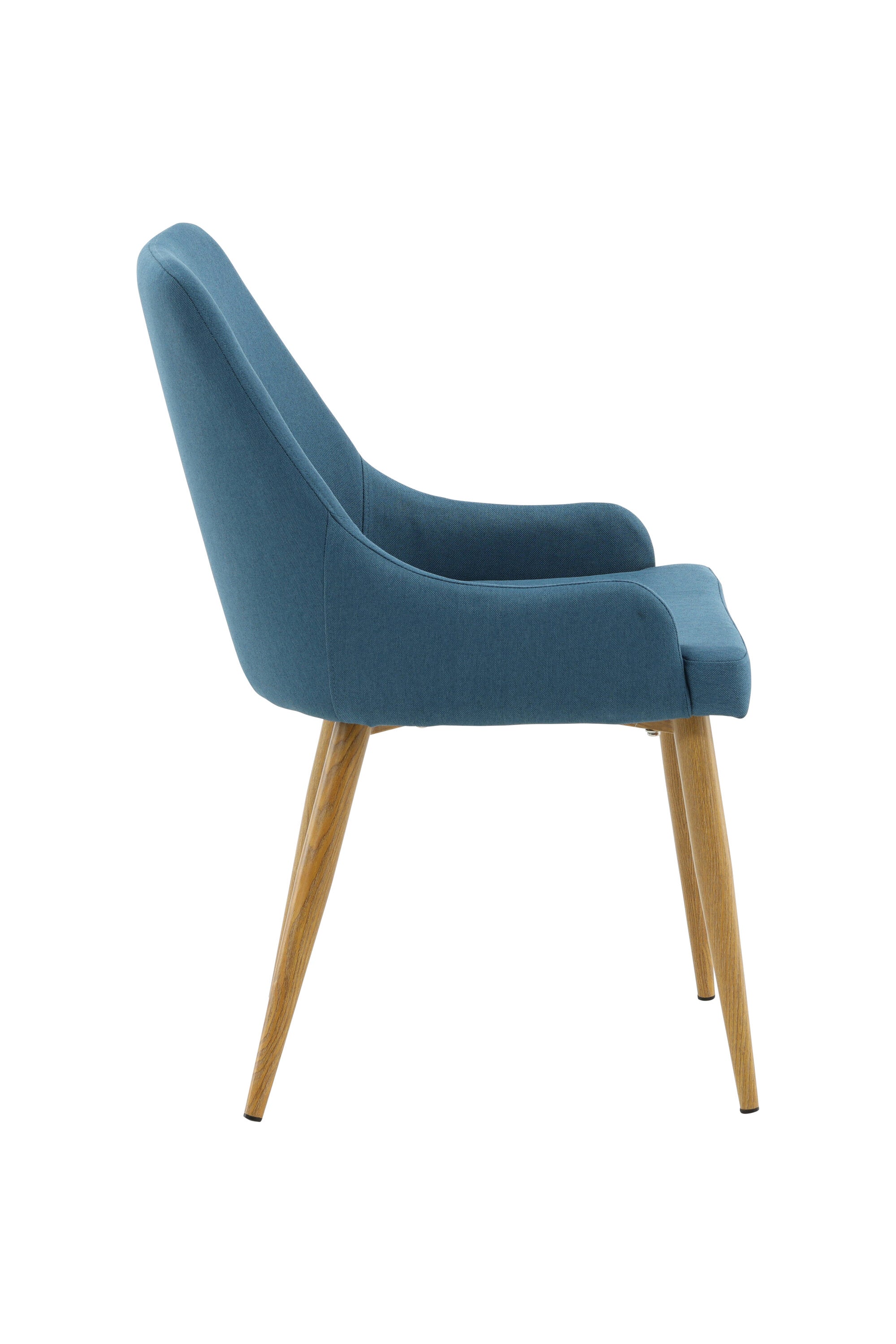 Plaza Stuhl in Blau / Natur präsentiert im Onlineshop von KAQTU Design AG. Stuhl ist von Venture Home