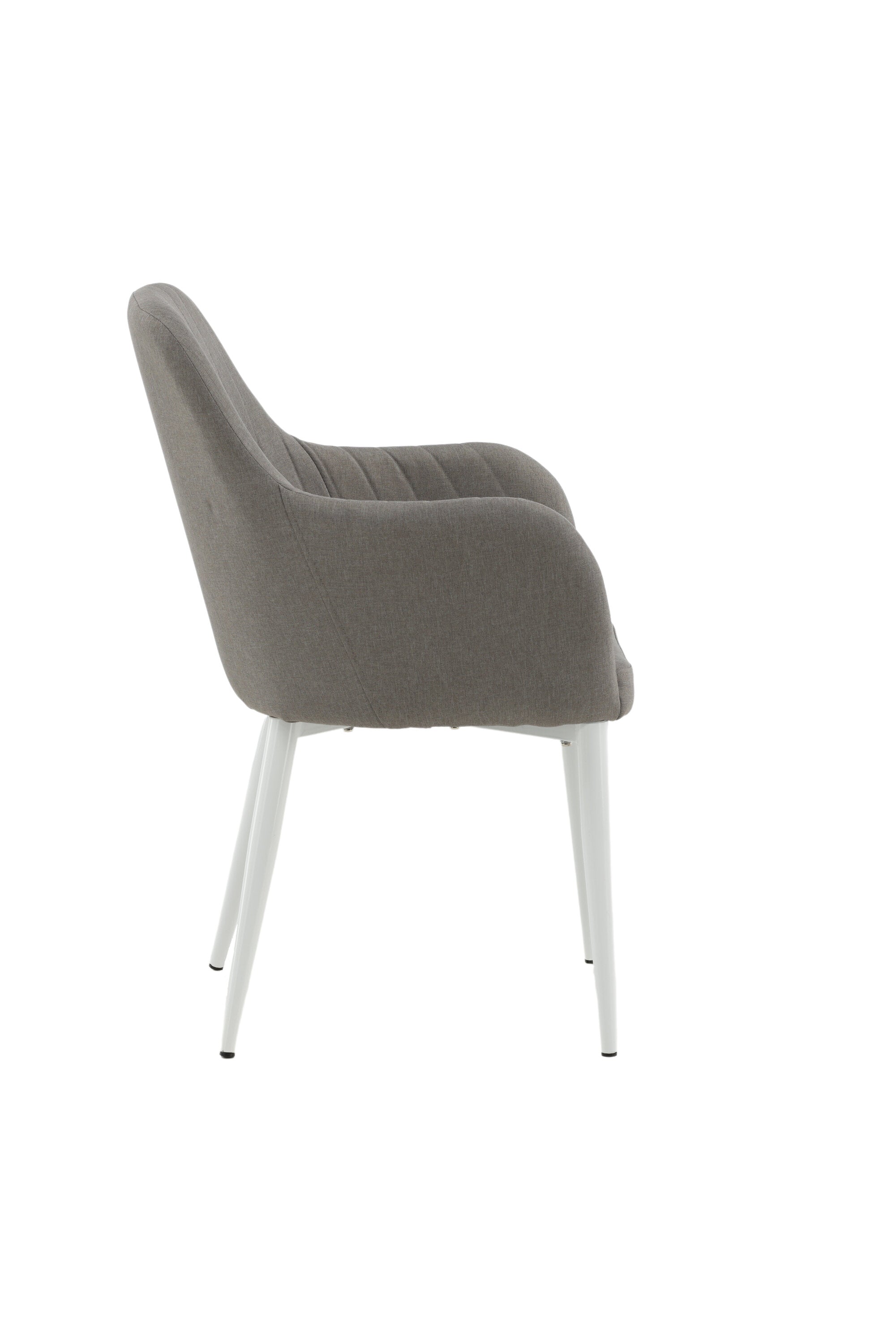 Comfort Stuhl in Grau/Weiss präsentiert im Onlineshop von KAQTU Design AG. Stuhl mit Armlehne ist von Venture Home
