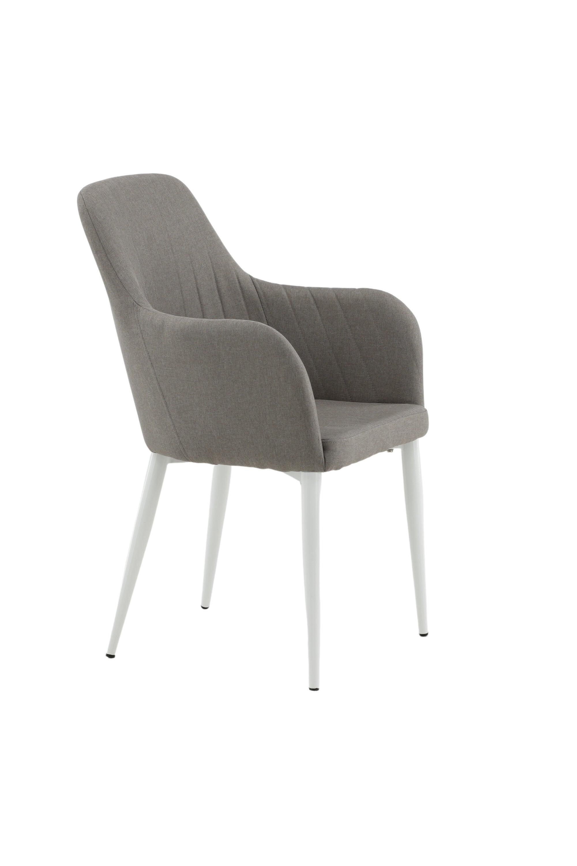 Comfort Stuhl in Grau/Weiss präsentiert im Onlineshop von KAQTU Design AG. Stuhl mit Armlehne ist von Venture Home