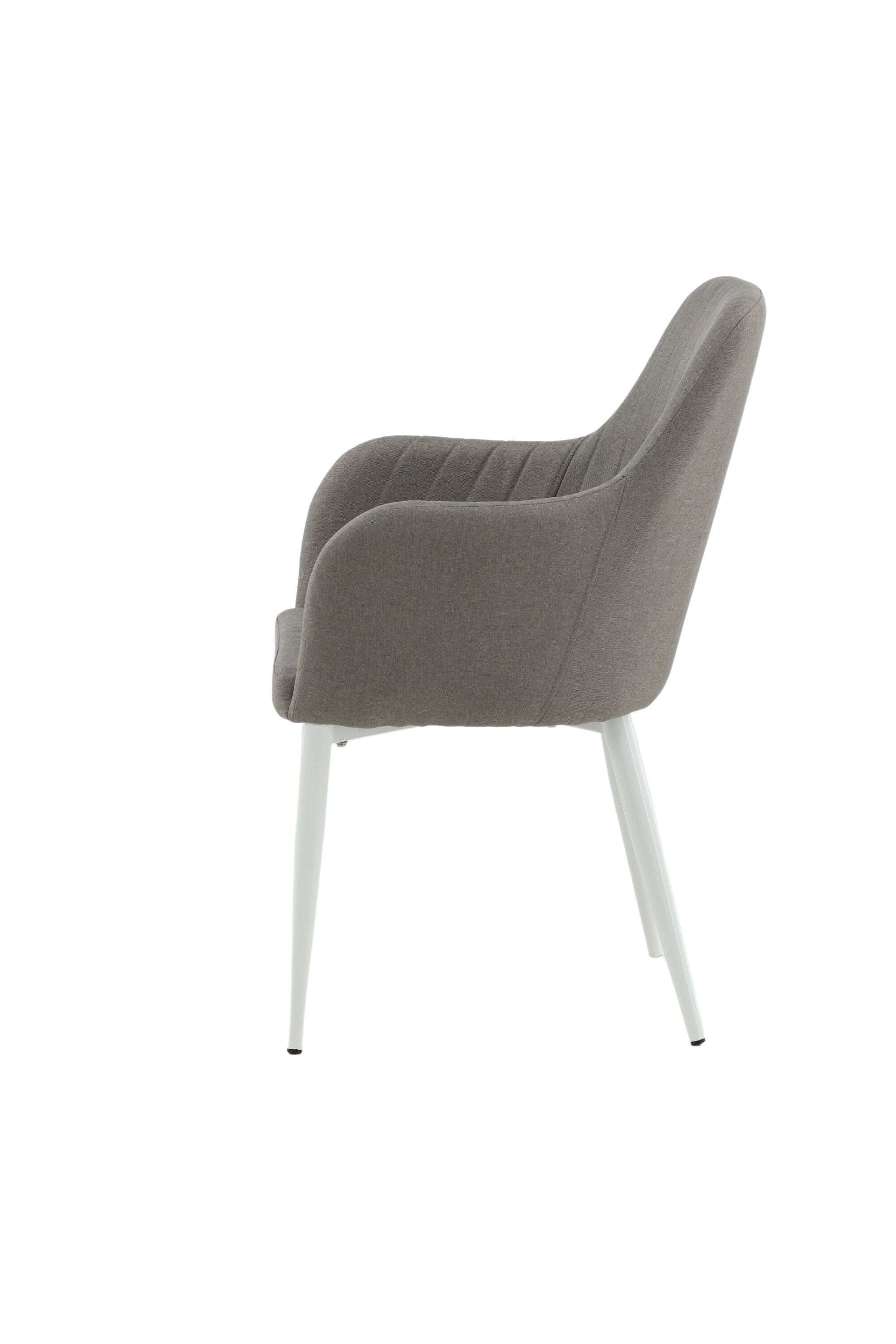 Comfort Stuhl in Grau/Weiss präsentiert im Onlineshop von KAQTU Design AG. Stuhl mit Armlehne ist von Venture Home