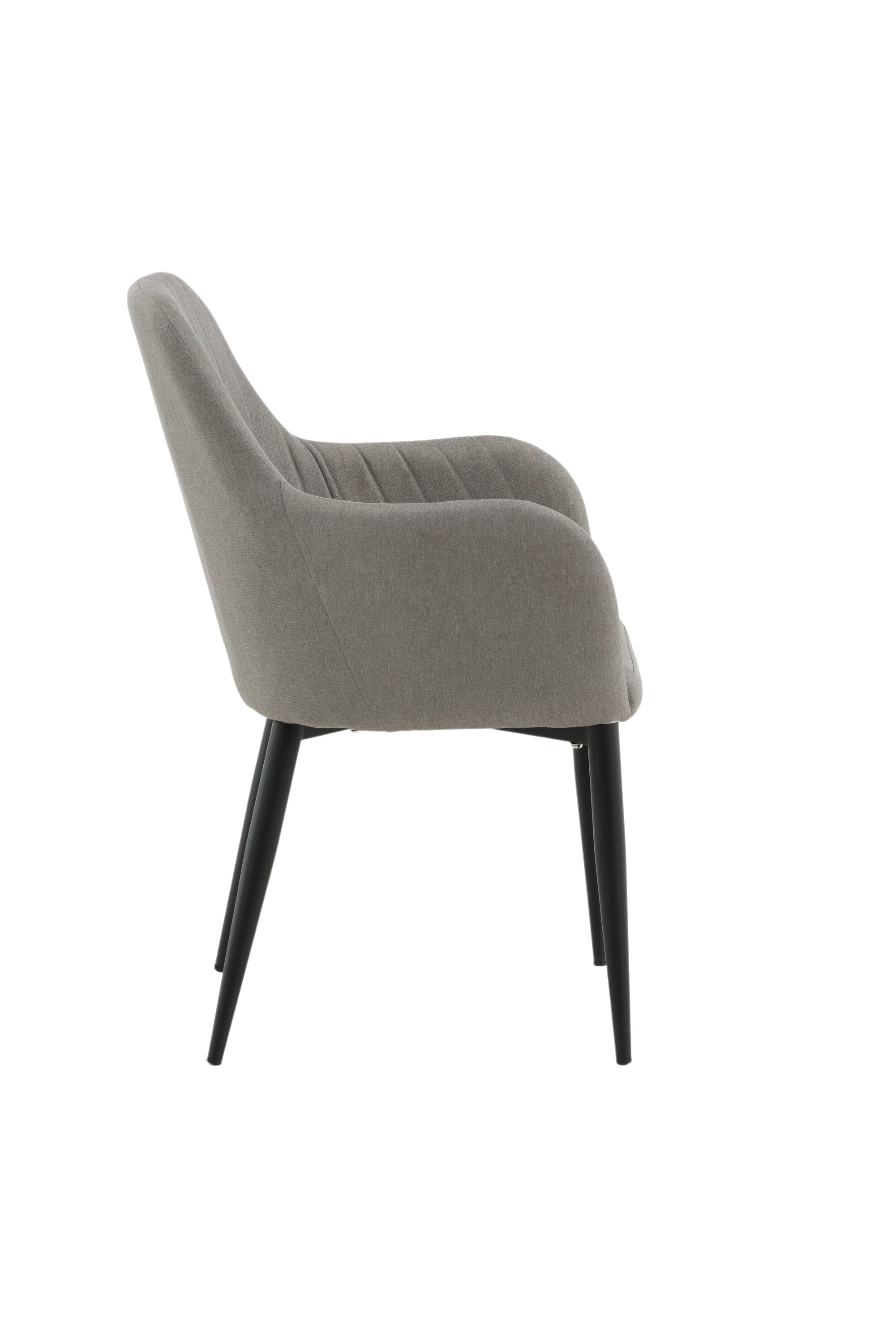 Comfort Stuhl in Grau/Schwarz präsentiert im Onlineshop von KAQTU Design AG. Stuhl mit Armlehne ist von Venture Home