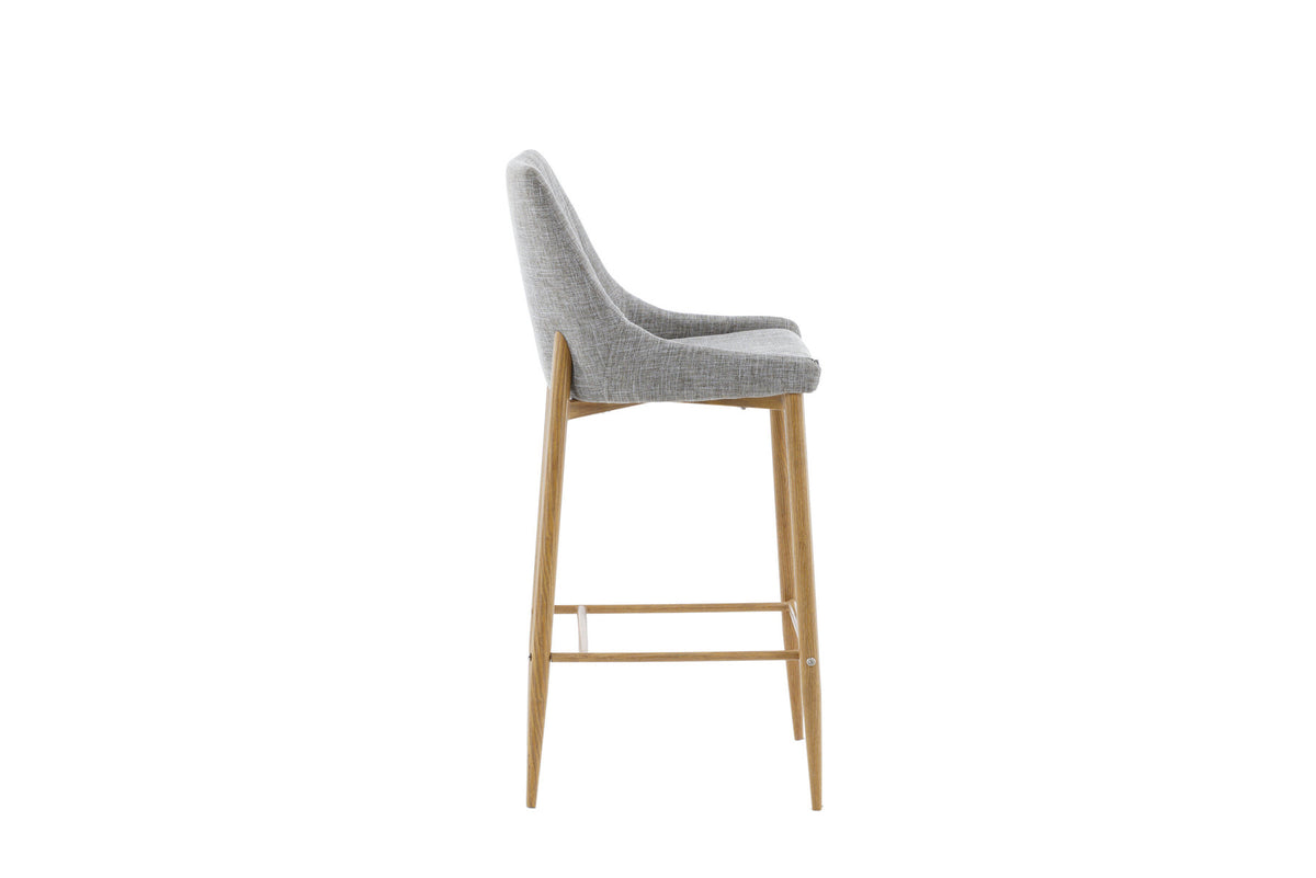 Plaza Barstuhl in Hellgrau präsentiert im Onlineshop von KAQTU Design AG. Barstuhl ist von Venture Home