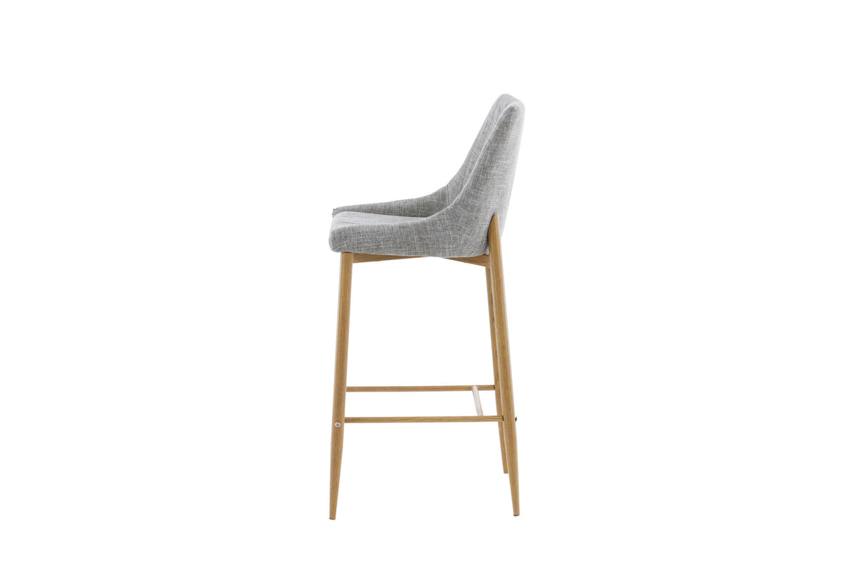 Plaza Barstuhl in Hellgrau präsentiert im Onlineshop von KAQTU Design AG. Barstuhl ist von Venture Home