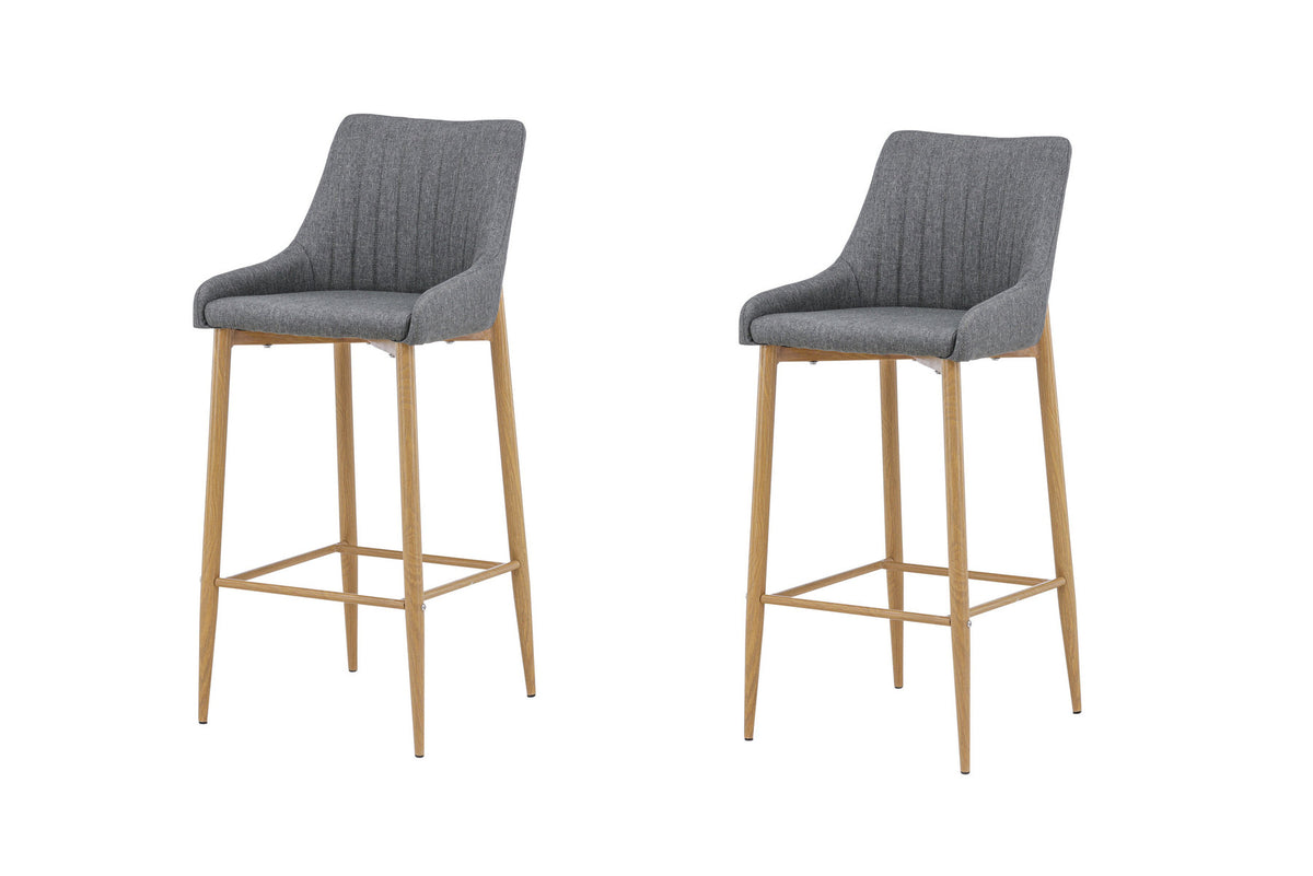 Plaza Barstuhl in Dunkelgrau präsentiert im Onlineshop von KAQTU Design AG. Barstuhl ist von Venture Home
