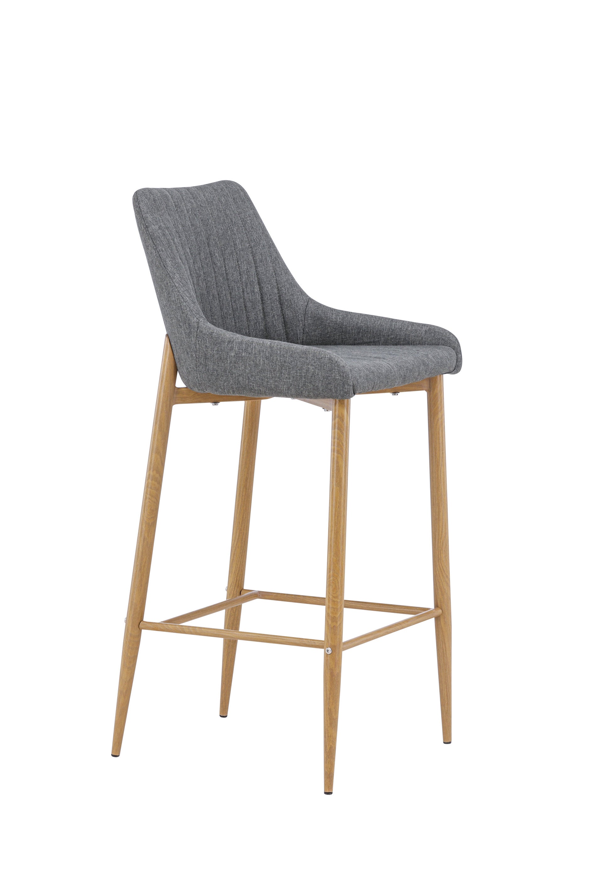 Stylischer Barstuhl Plaza in edlem Dunkelgrau von Venture Home, perfekt für trendige Bars und stilvolle Essbereiche.