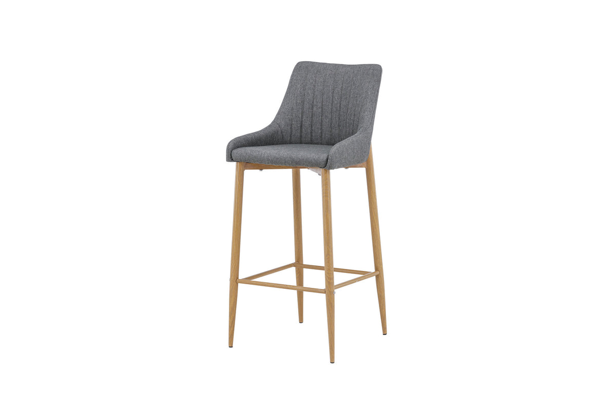 Plaza Barstuhl in Dunkelgrau präsentiert im Onlineshop von KAQTU Design AG. Barstuhl ist von Venture Home