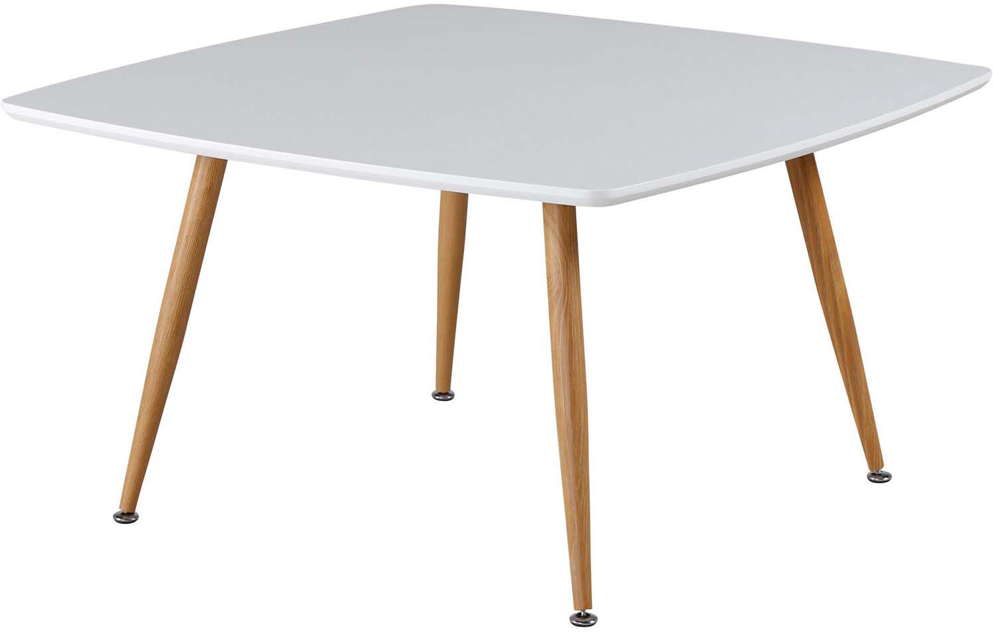 Plaza Beistelltisch in Weiss / Eiche präsentiert im Onlineshop von KAQTU Design AG. Beistelltisch ist von Venture Home