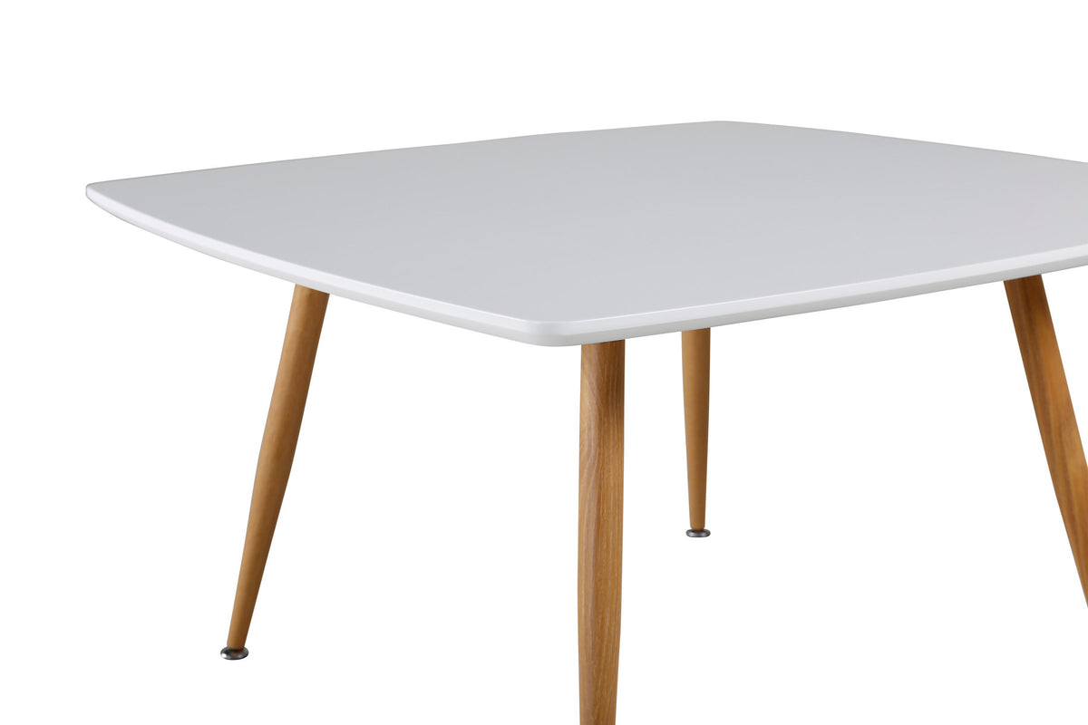 Plaza Beistelltisch in Weiss / Eiche präsentiert im Onlineshop von KAQTU Design AG. Beistelltisch ist von Venture Home