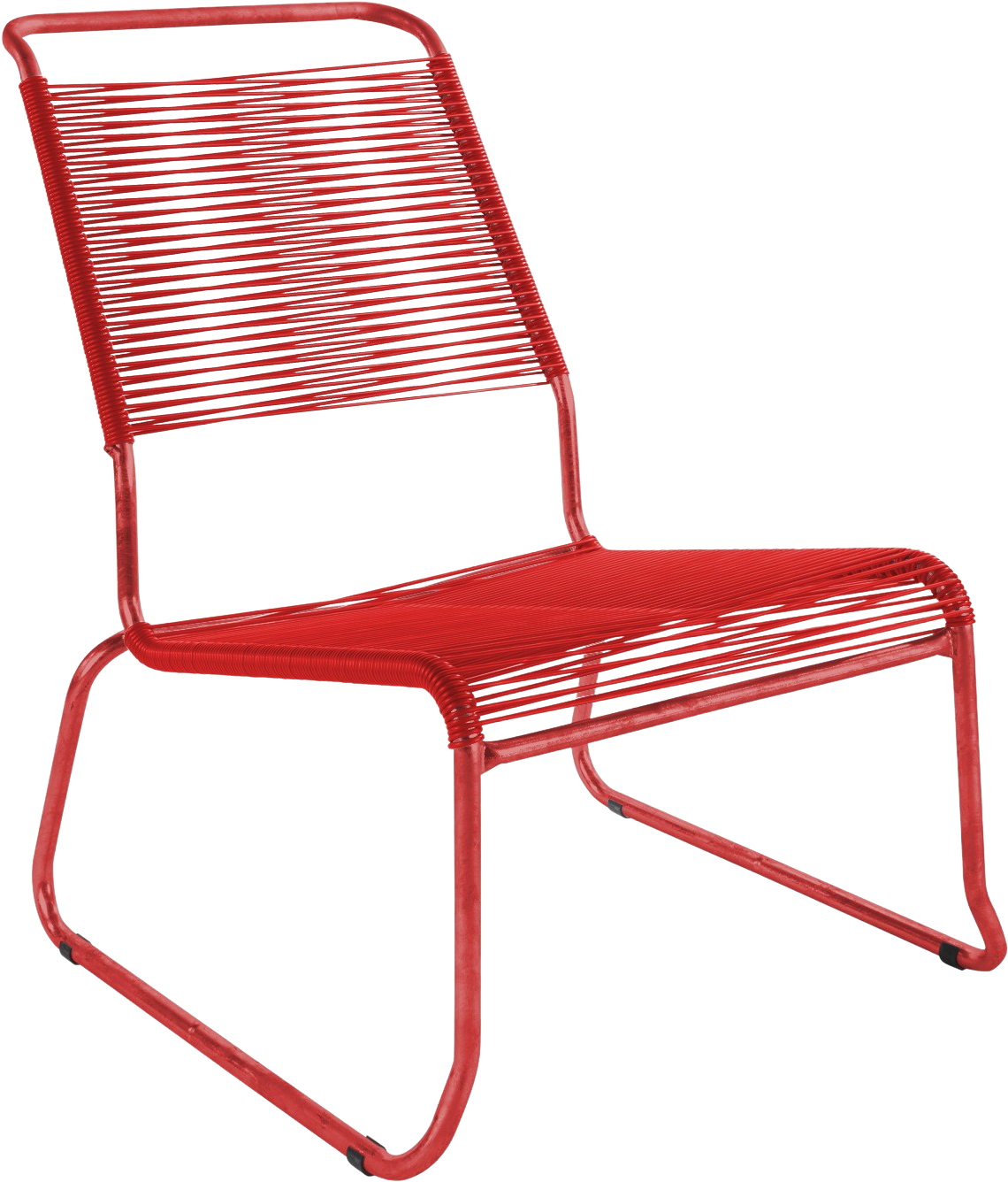 Säntis Spaghetti-Lounger mit Armlehne Hochlehner Kufen