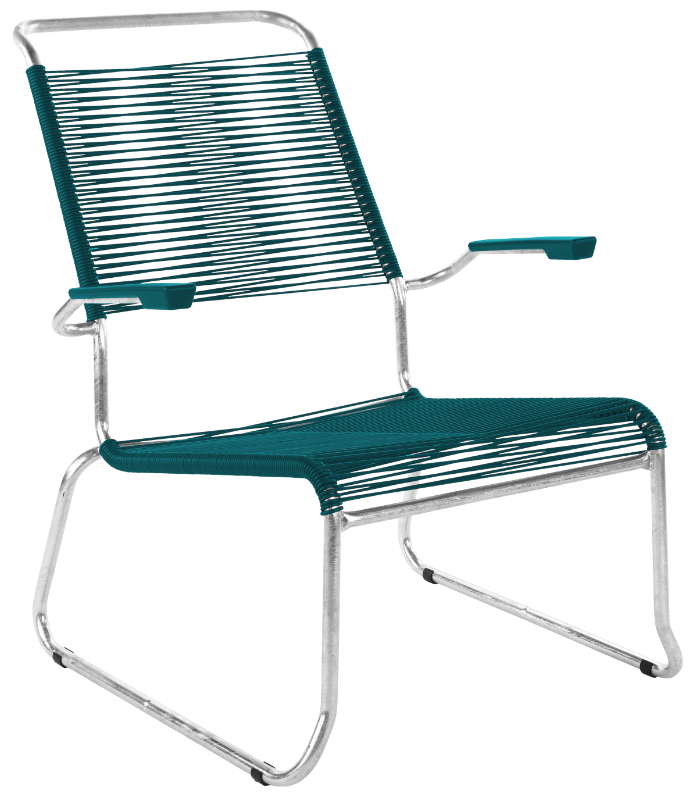 Erleben Sie ultimativen Sitzkomfort im Freien mit dem Säntis Kufen-Hochlehner Spaghetti von Schaffner – perfekt für Ihre Garten-Oase.