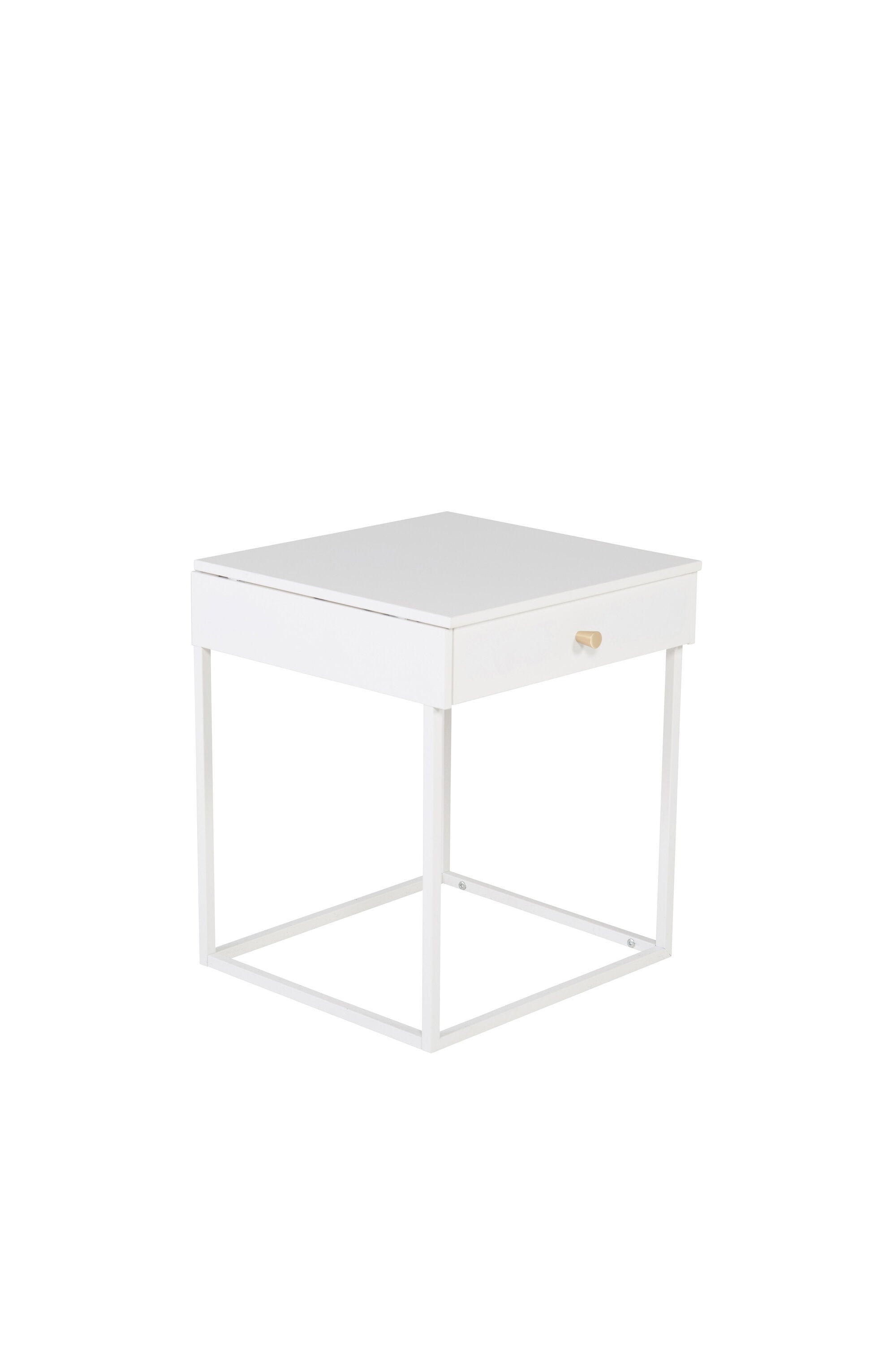 Bakal Beistelltisch in Weiss präsentiert im Onlineshop von KAQTU Design AG. Nachttisch ist von Venture Home