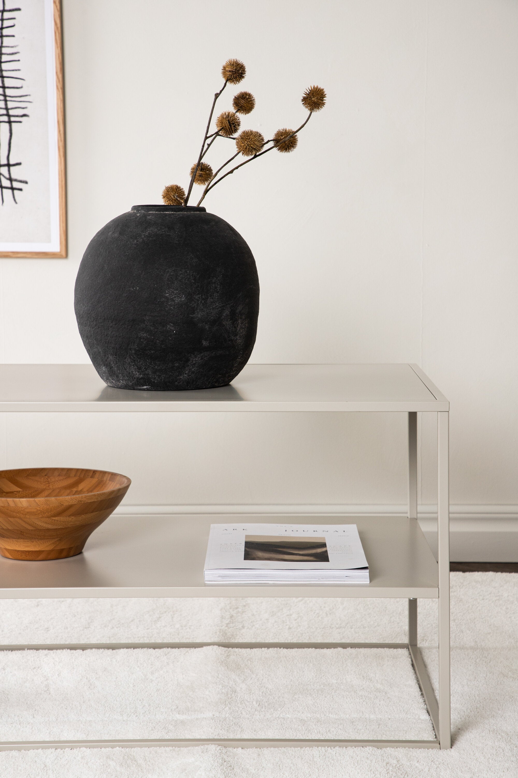 Staal Sofa-Tisch in Beige präsentiert im Onlineshop von KAQTU Design AG. Beistelltisch ist von Venture Home
