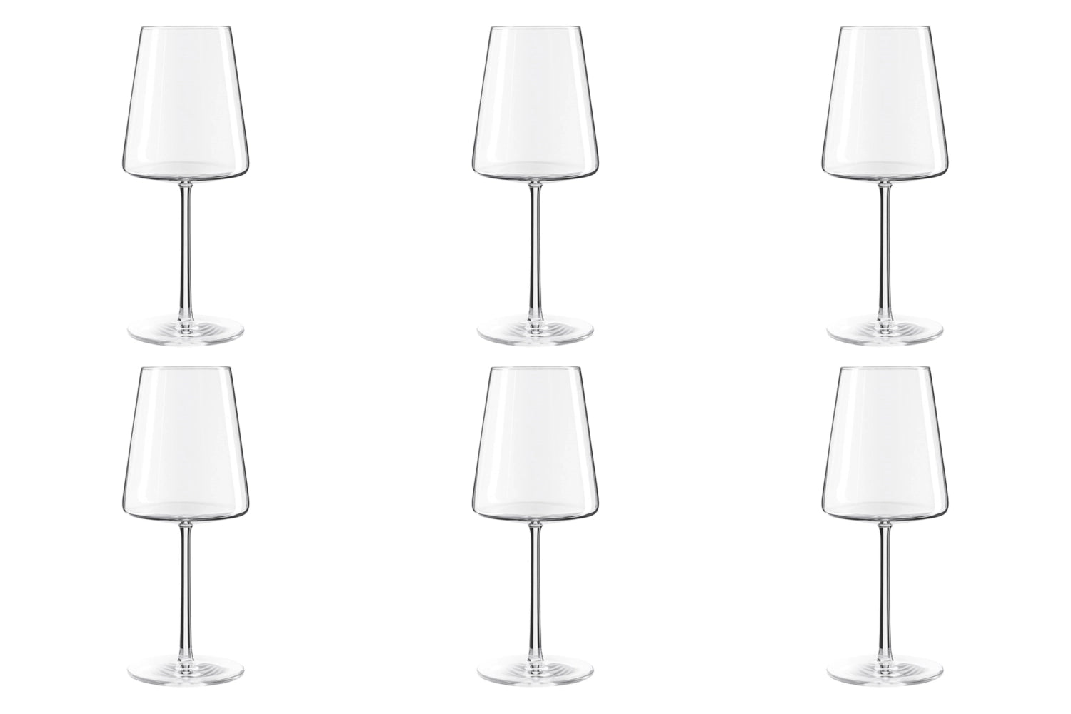 Set of 6 Power white wine goblets 402ml h: 210mm
