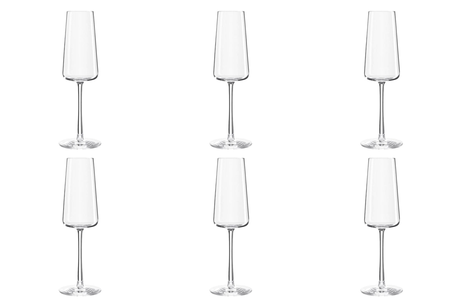 Elegantes 6er Set Power Champagnerkelche von Stölzle, ideal für festliche Anlässe, mit 238ml Fassungsvermögen und 226mm Höhe.