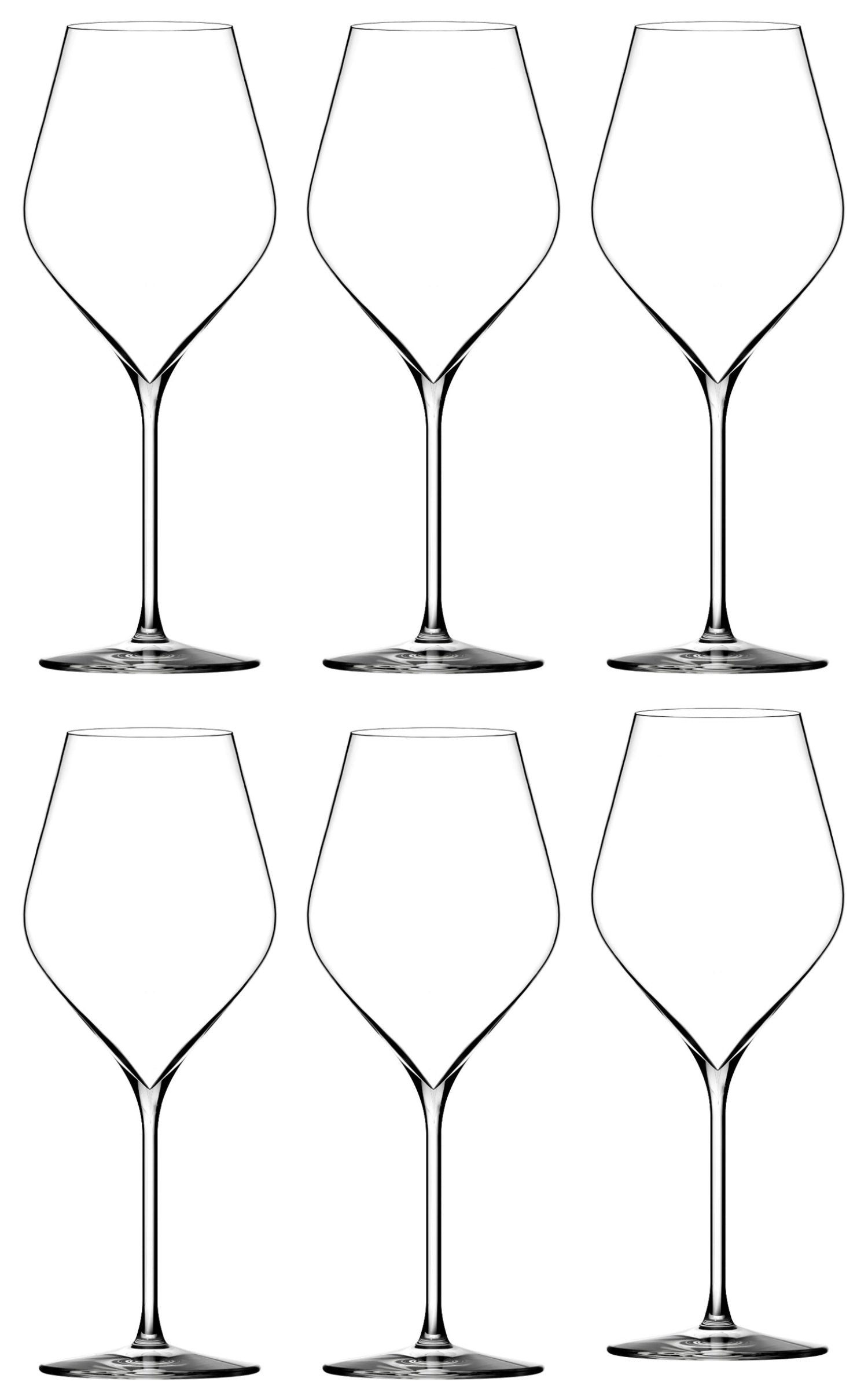6er Set Absolus Universalglas 46cl