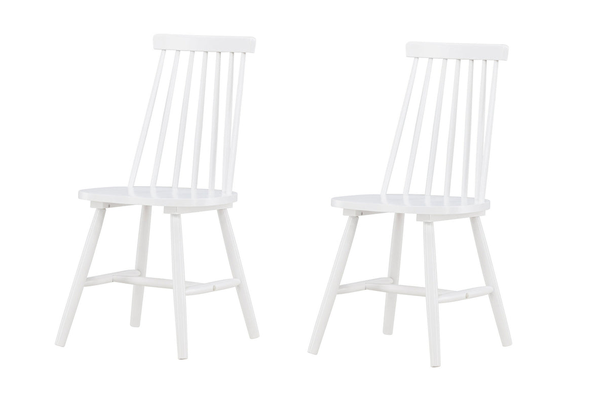 Lönneberga Esszimmerstuhl in Weiss präsentiert im Onlineshop von KAQTU Design AG. Stuhl ist von Venture Home