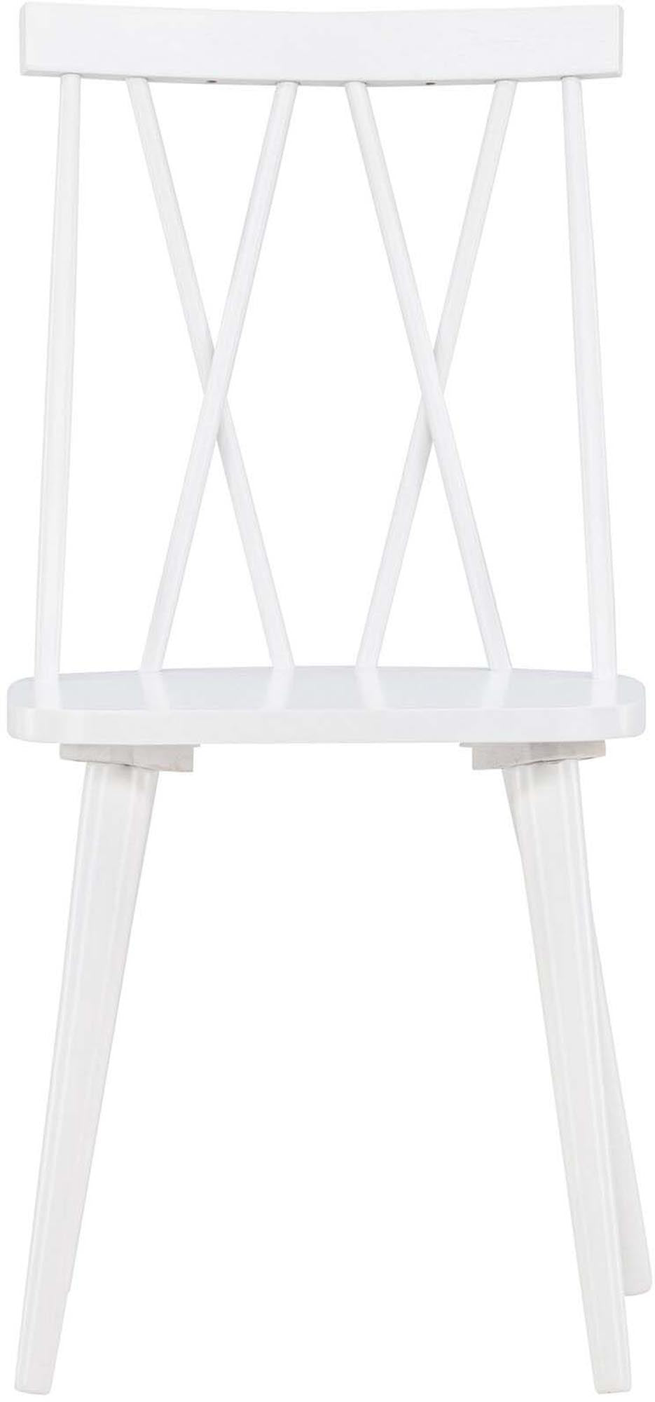 Mariette Esszimmerstuhl von Venture Home: Stilvoller Komfort aus Gummibaumholz, ideal für Esszimmer, Küche und Home Office.