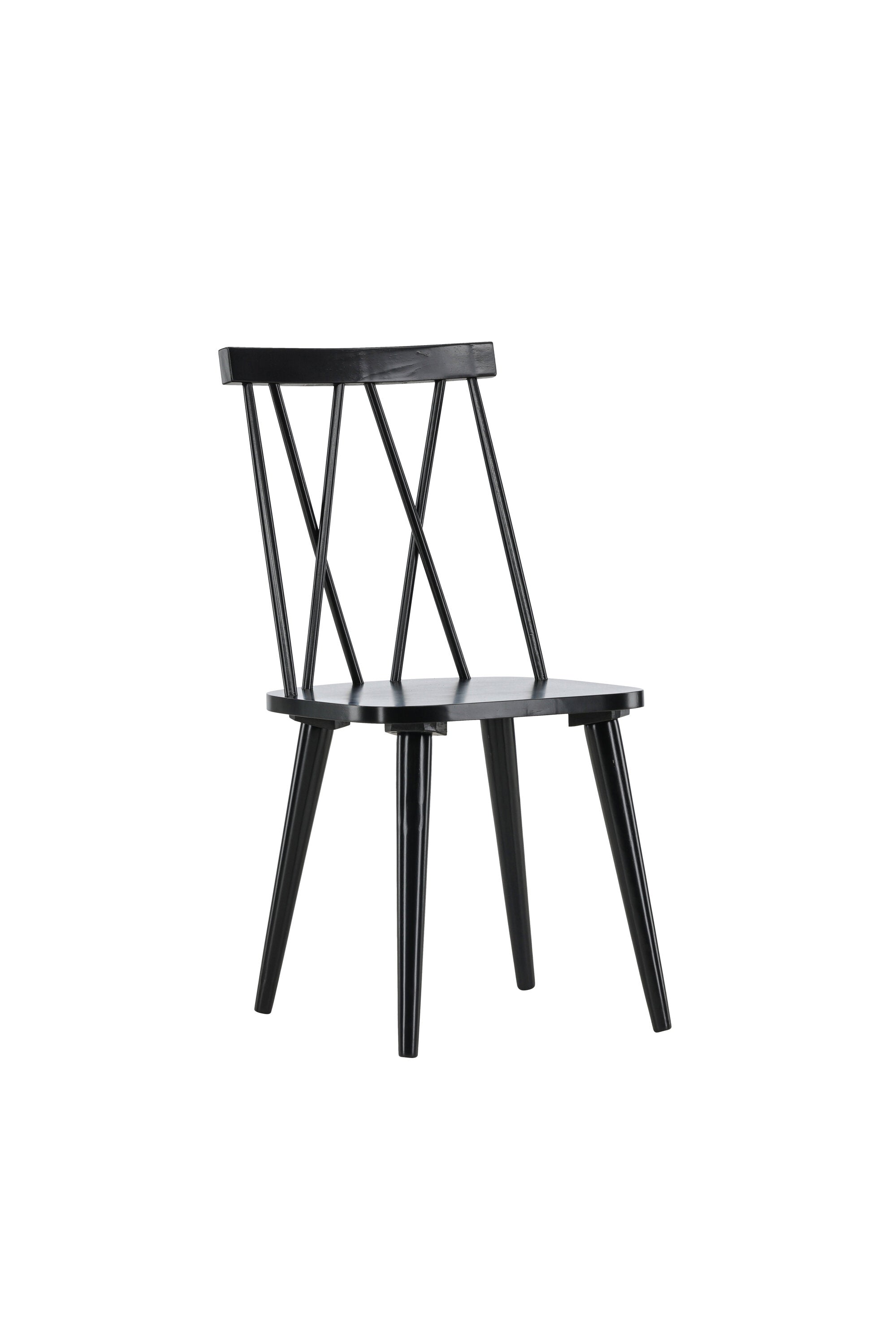 Mariette Esszimmerstuhl in Schwarz präsentiert im Onlineshop von KAQTU Design AG. Stuhl ist von Venture Home