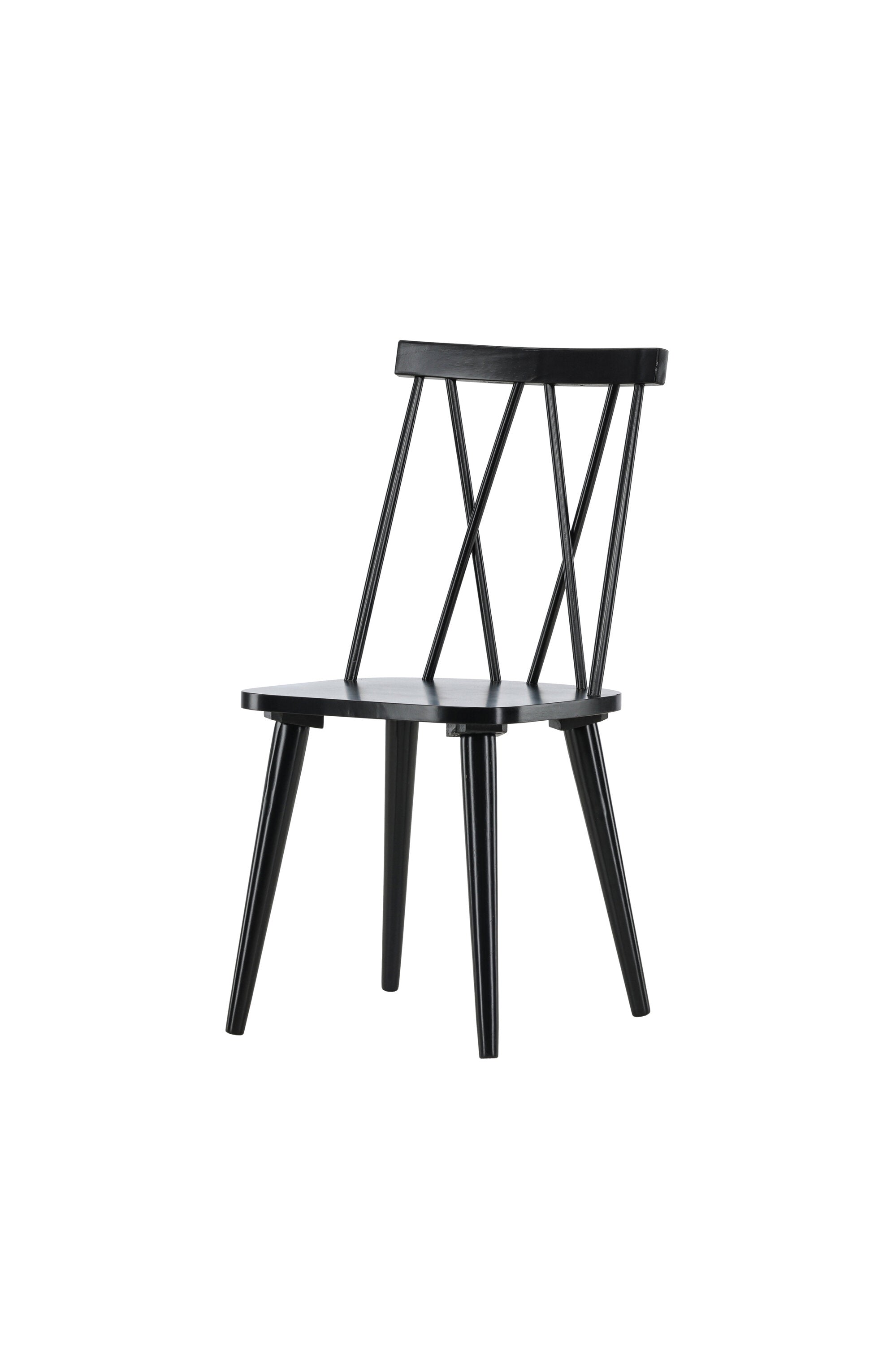Mariette Esszimmerstuhl in Schwarz präsentiert im Onlineshop von KAQTU Design AG. Stuhl ist von Venture Home