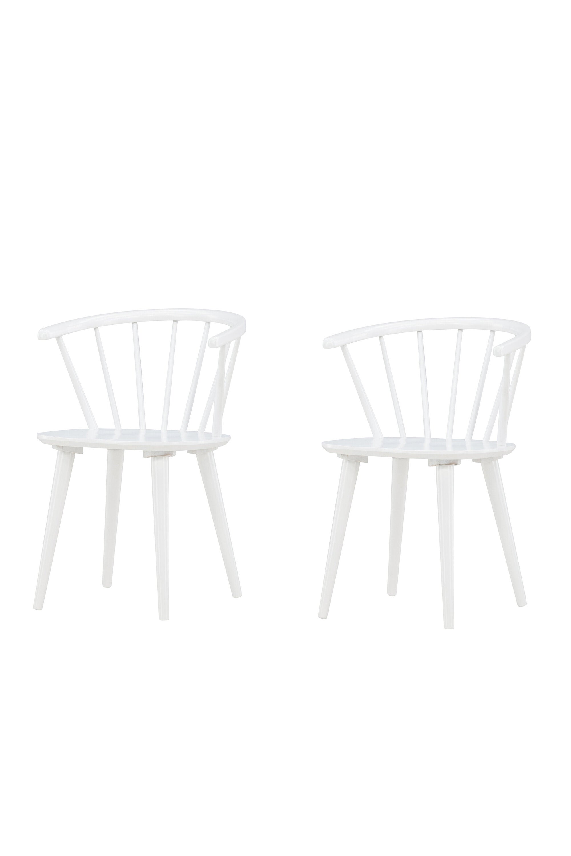 Bobby Esszimmerstuhl in Weiss präsentiert im Onlineshop von KAQTU Design AG. Stuhl ist von Venture Home