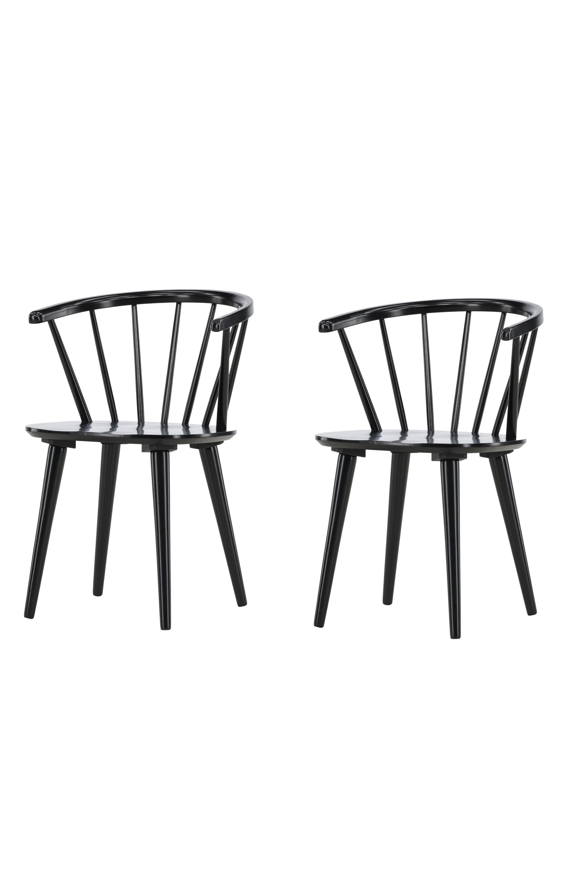 Bobby Esszimmerstuhl in Schwarz präsentiert im Onlineshop von KAQTU Design AG. Stuhl ist von Venture Home