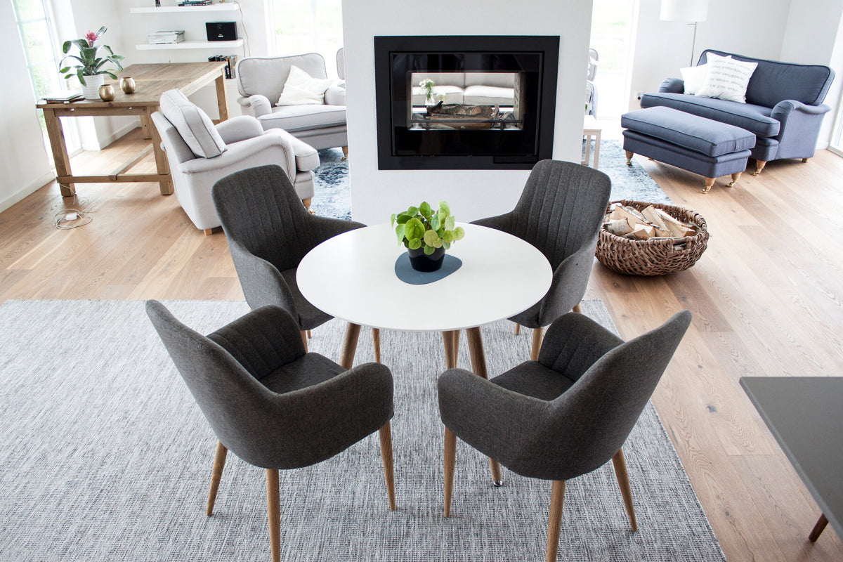 Polar Tisch in Natur/Weiss präsentiert im Onlineshop von KAQTU Design AG. Esstisch ist von Venture Home