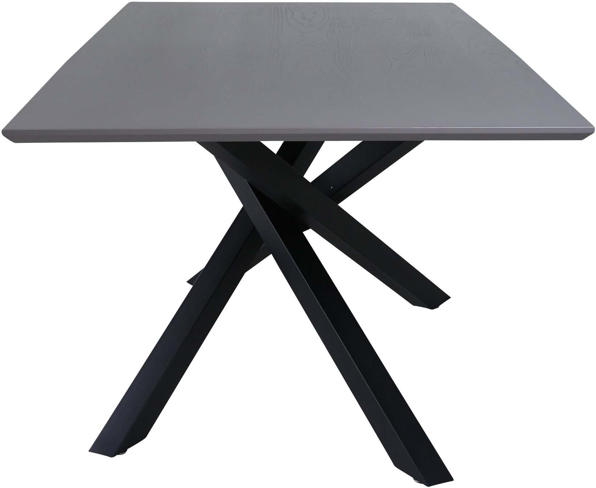 Piazza Esstisch in Schwarz / Grau präsentiert im Onlineshop von KAQTU Design AG. Esstisch ist von Venture Home