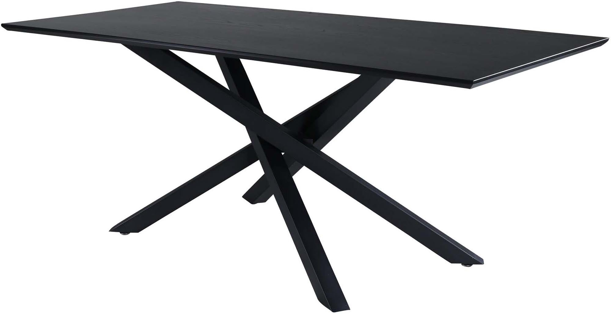 Piazza Esstisch in Schwarz präsentiert im Onlineshop von KAQTU Design AG. Esstisch ist von Venture Home