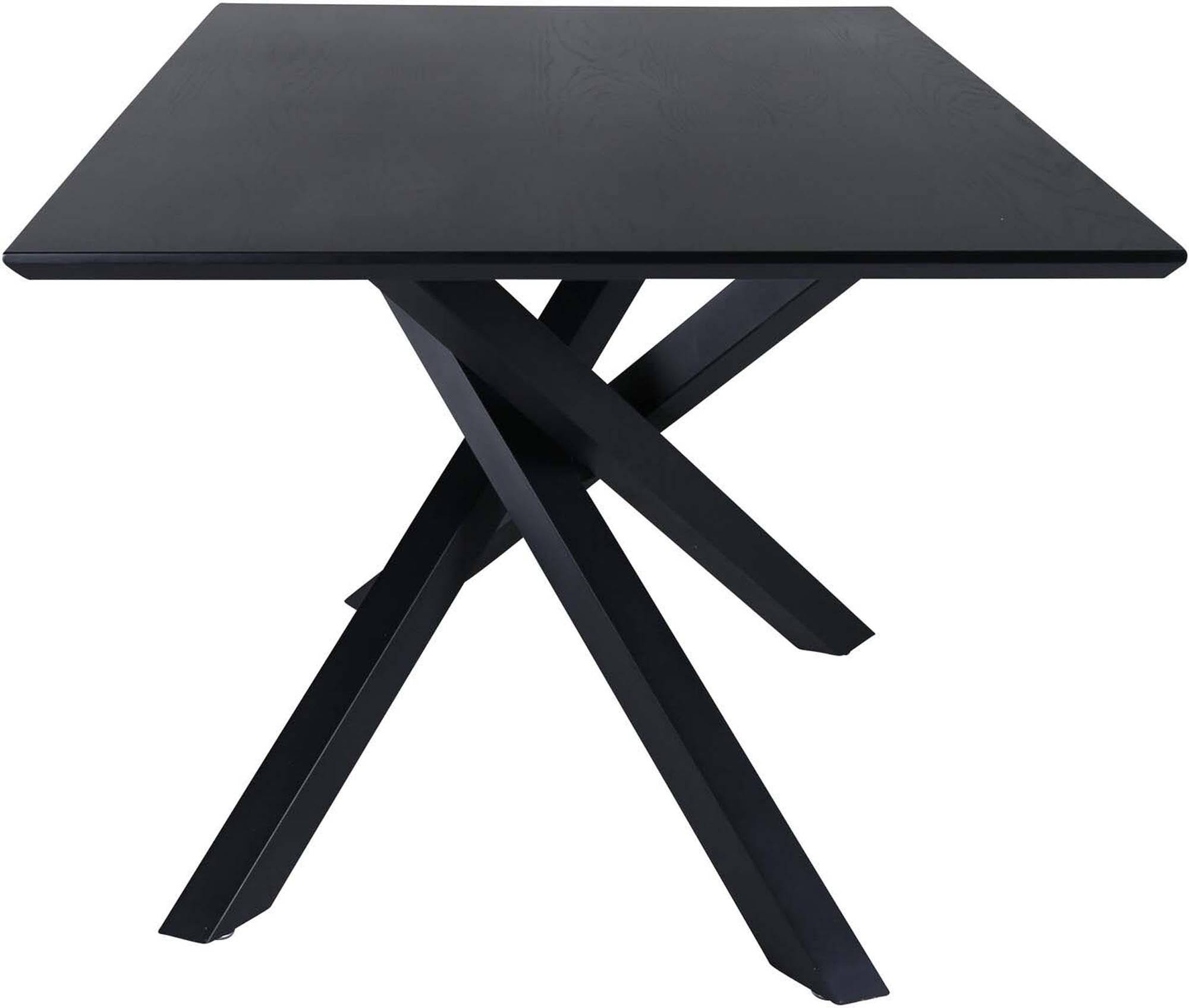 Piazza Esstisch in Schwarz präsentiert im Onlineshop von KAQTU Design AG. Esstisch ist von Venture Home