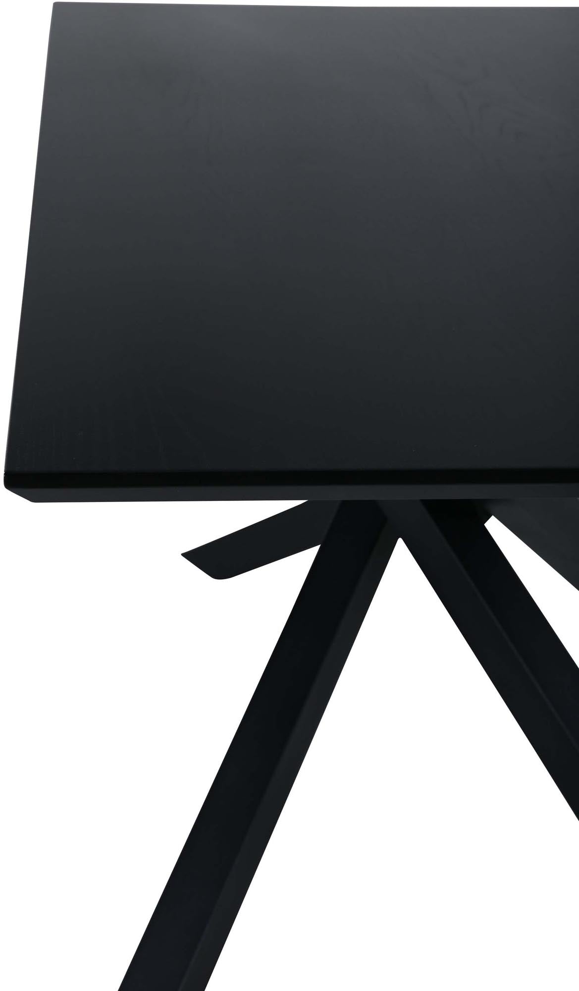 Piazza Esstisch in Schwarz präsentiert im Onlineshop von KAQTU Design AG. Esstisch ist von Venture Home