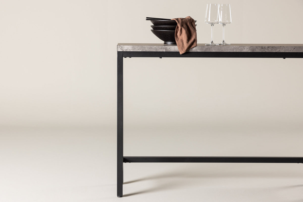 Rise Beistelltisch in Dunkelgrau / Schwarz präsentiert im Onlineshop von KAQTU Design AG. Beistelltisch ist von Venture Home