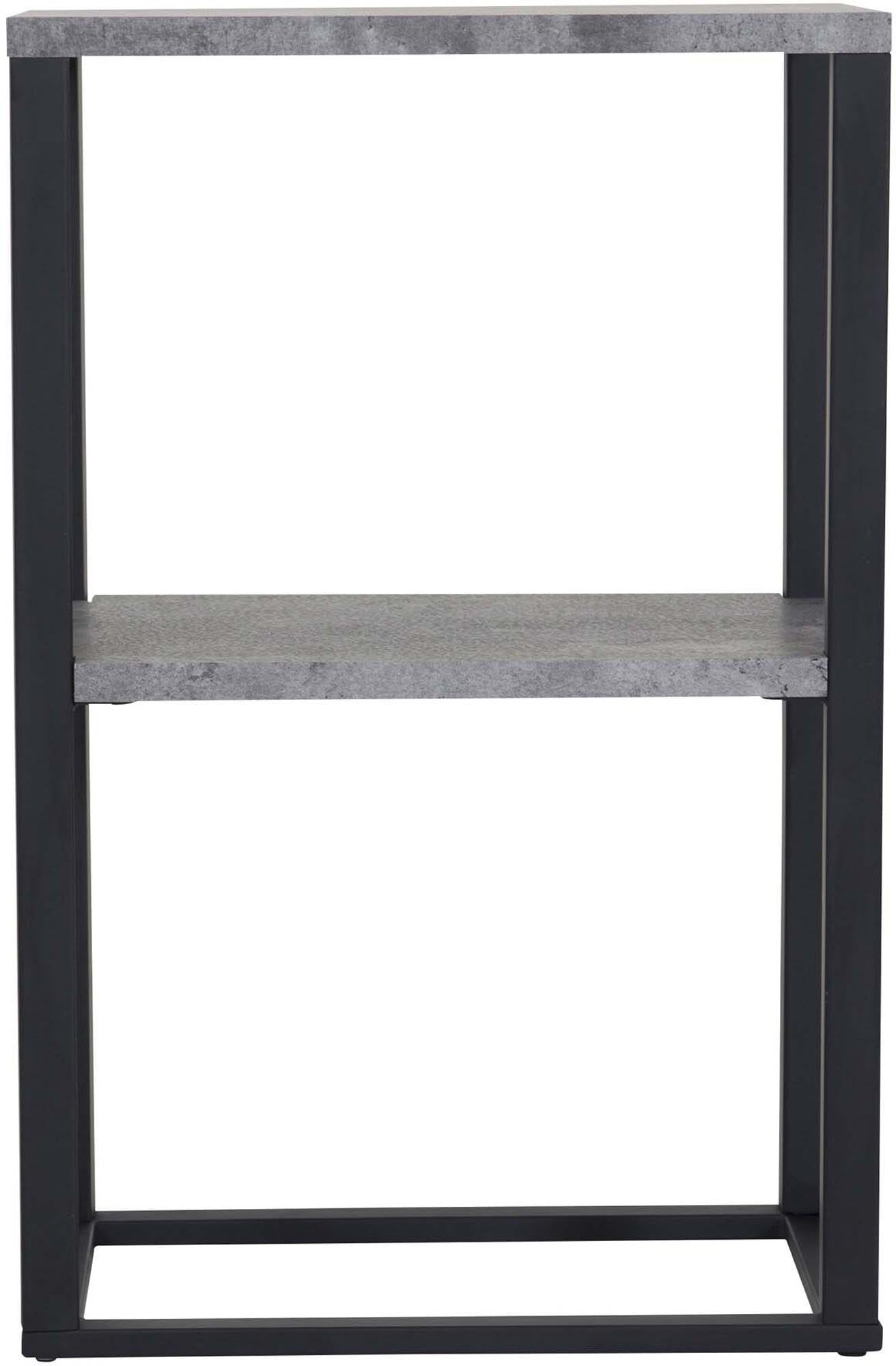 Moderner Nachttisch mit klaren Linien, Holzoptik und praktischer Schublade, ideal für stilvolle Schlafzimmer.