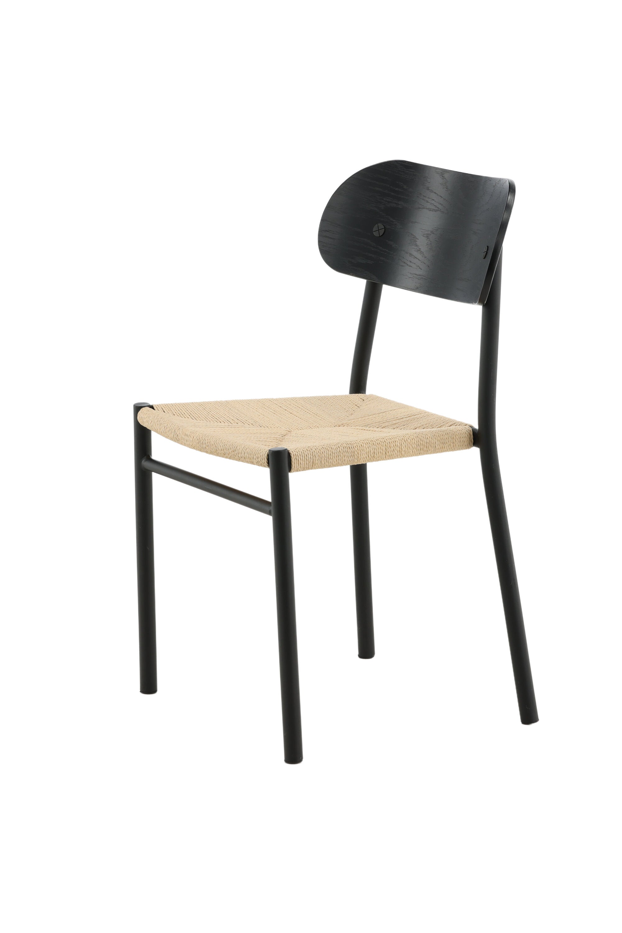 Polly Stuhl in Natur / Schwarz präsentiert im Onlineshop von KAQTU Design AG. Stuhl ist von Venture Home