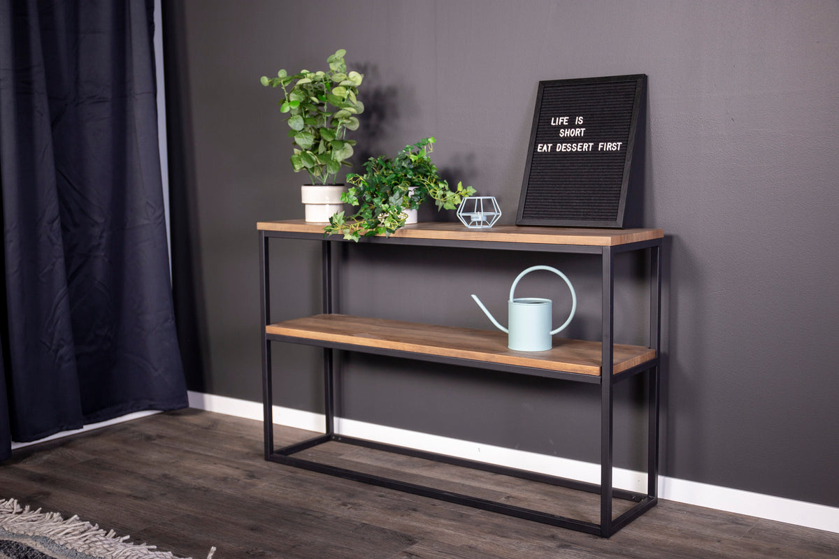 Rise Beistelltisch in Nussbaum / Schwarz präsentiert im Onlineshop von KAQTU Design AG. Beistelltisch ist von Venture Home