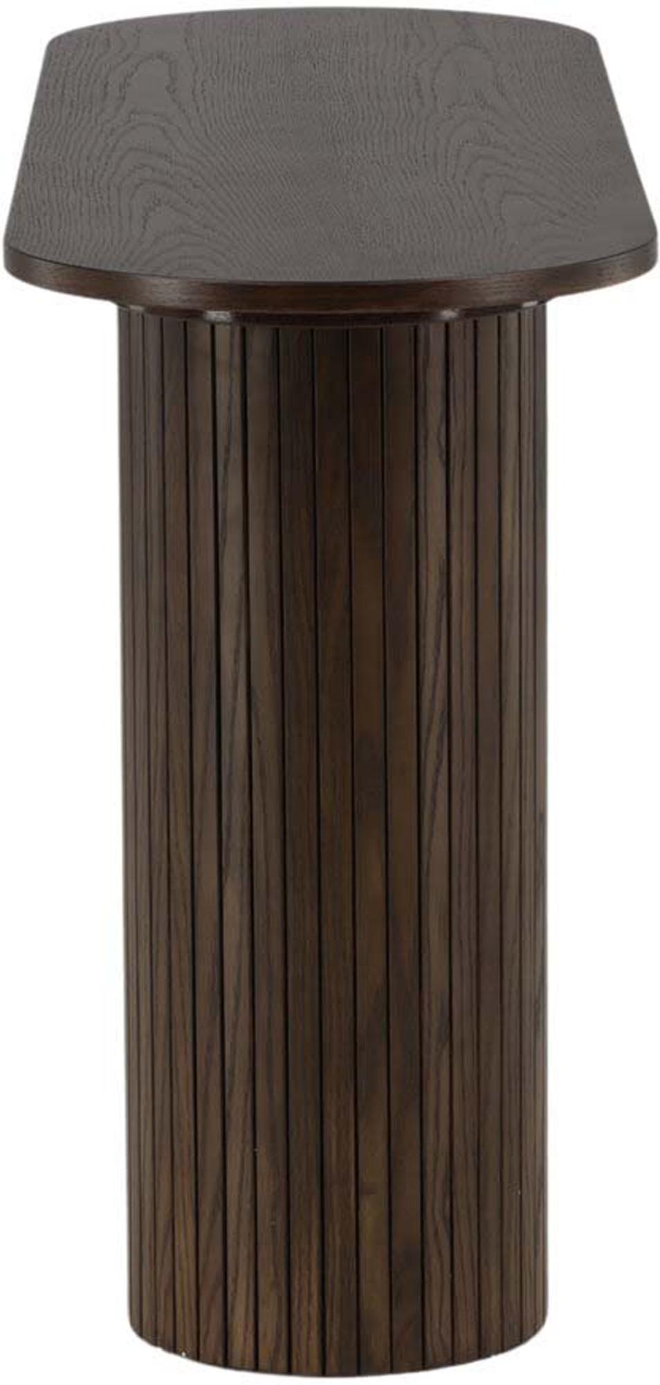 Eleganter Bianca Konsolentisch von Venture Home, ideal für Flur und Wohnzimmer. Hochwertige Materialien und stilvolles Rippendesign.