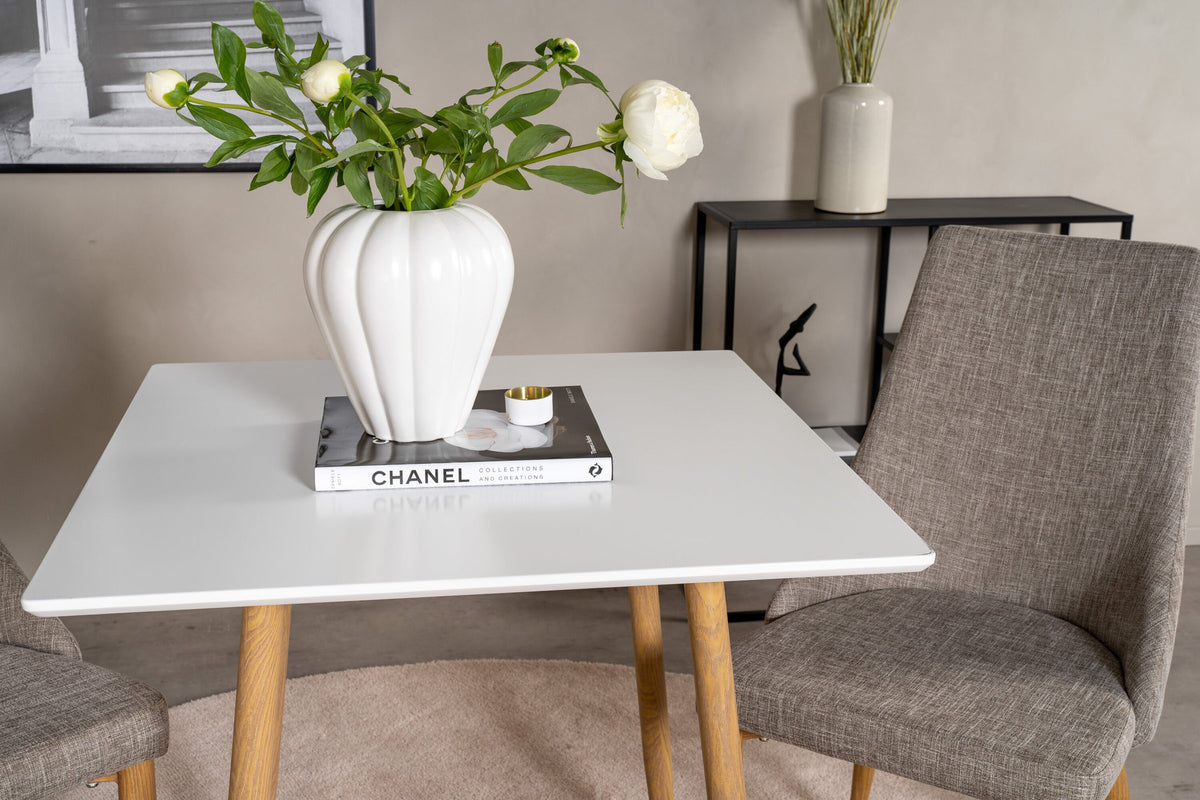 Polar Tisch in Natur/Weiss präsentiert im Onlineshop von KAQTU Design AG. Esstisch ist von Venture Home