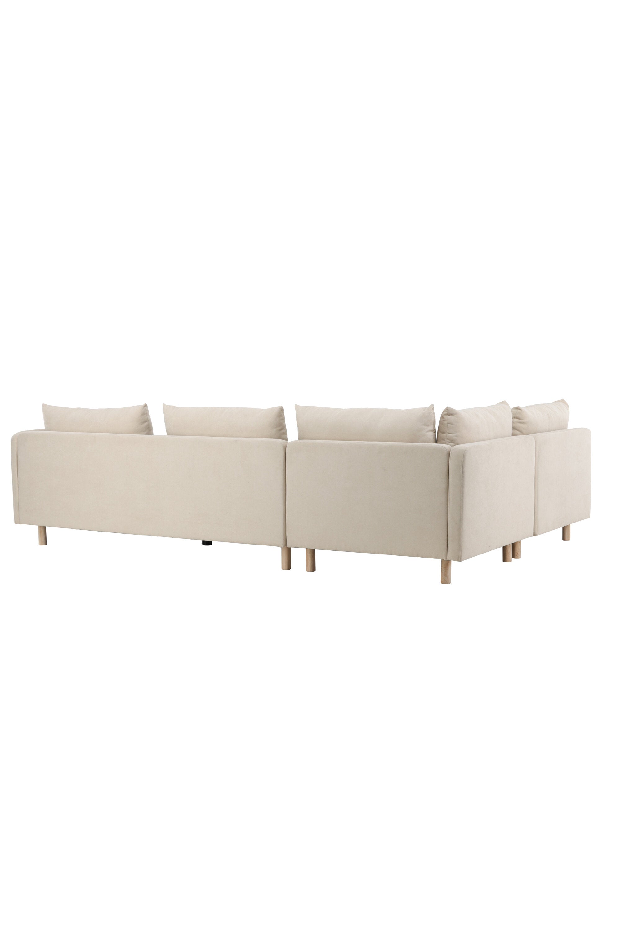 Zero Ecksofa in Beige präsentiert im Onlineshop von KAQTU Design AG. 3er Sofa ist von Venture Home