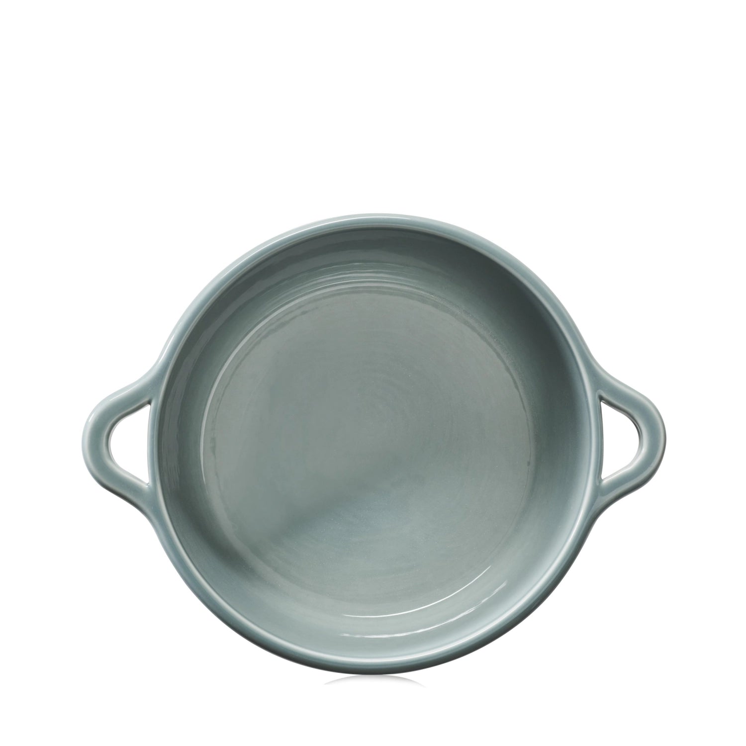 Stilvolle 26 cm Induktionskasserolle in wolkengrau, perfekt für kreative Kochideen, ohne Deckel für optimale Anpassungsfähigkeit.