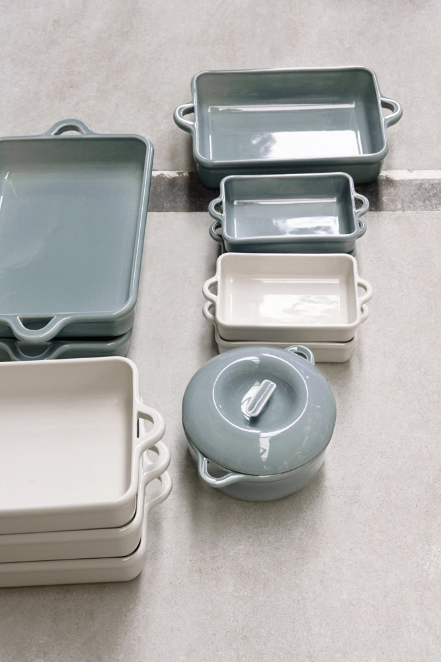 Bombance Auflaufform LxB34x25cm alabaster weiss