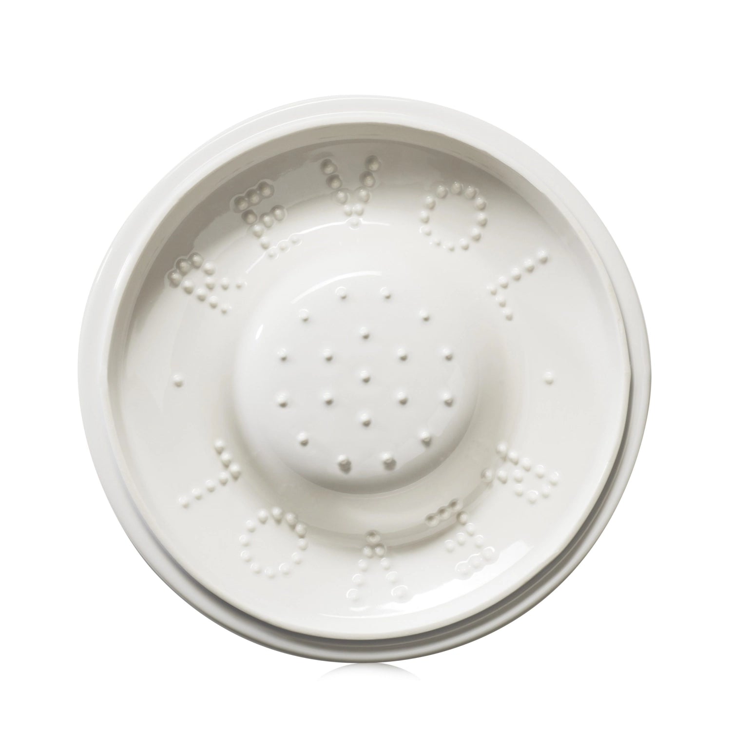 Bombance Porzellandeckel für Kasserolle D26cm alab. weiss