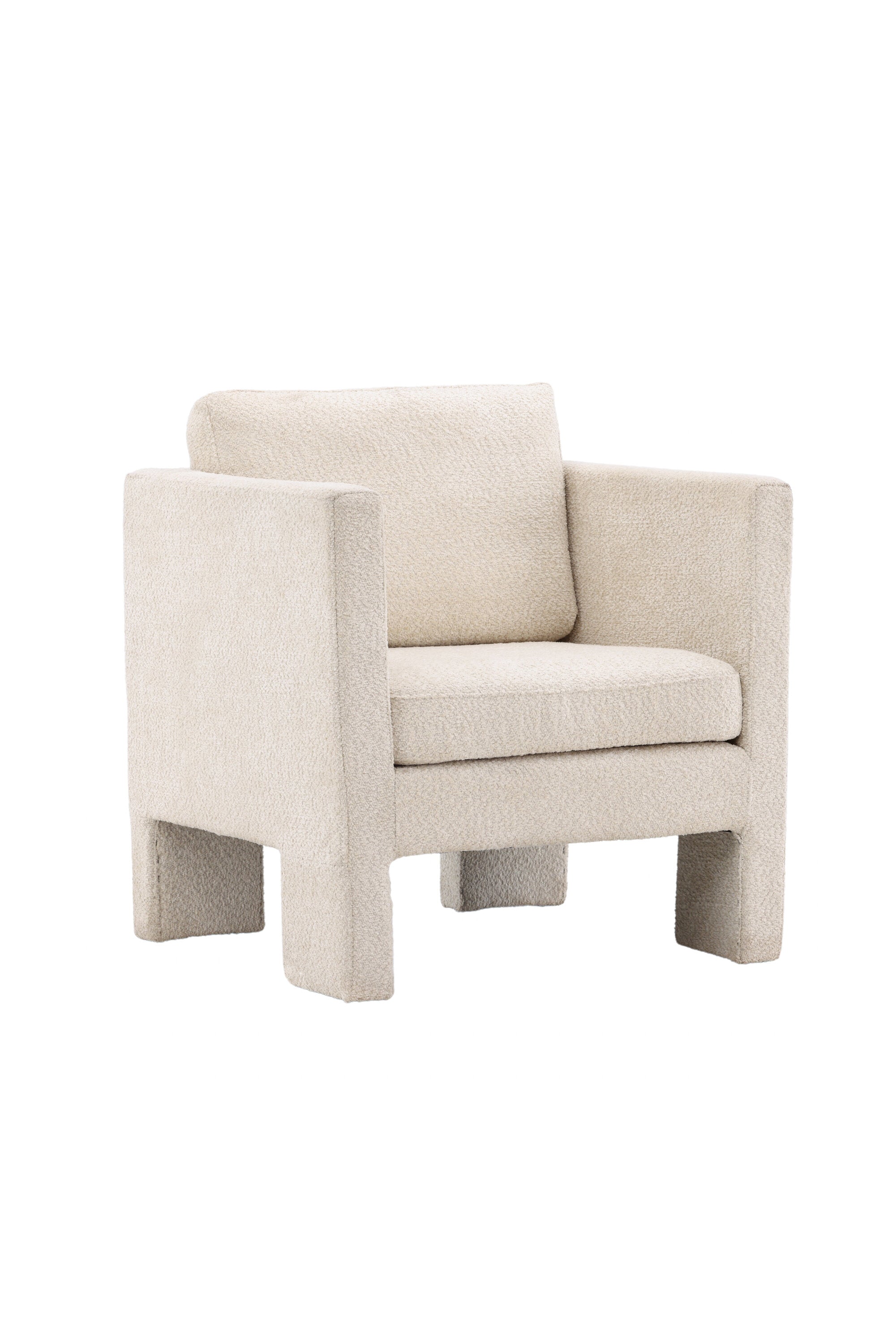 Ragusa Sessel in Weiss präsentiert im Onlineshop von KAQTU Design AG. Sessel mit Armlehnen ist von Venture Home