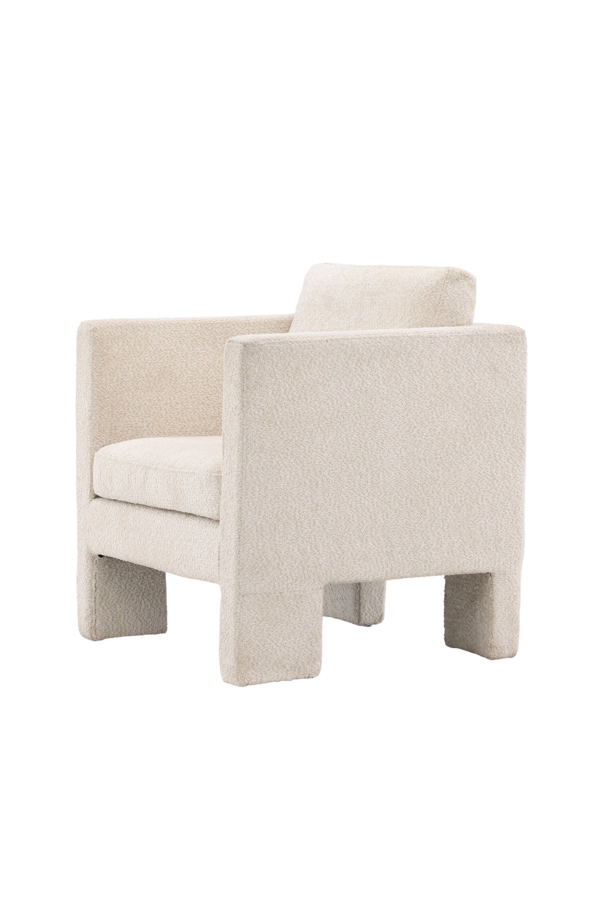 Ragusa Sessel in Weiss präsentiert im Onlineshop von KAQTU Design AG. Sessel mit Armlehnen ist von Venture Home